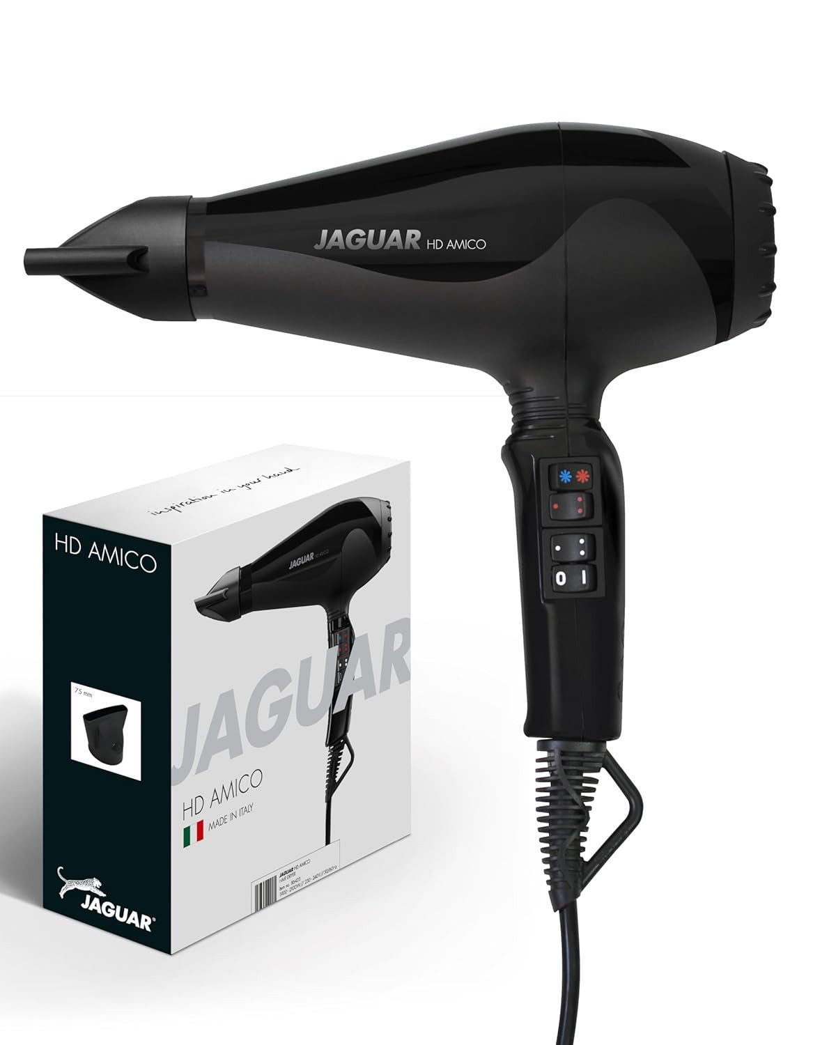 Jaguar Haartrockner Individuelle Anpassung, 2100,00 W, Effizientes Haarstyling mit vielseitigen Funktionen maximalem Komfort