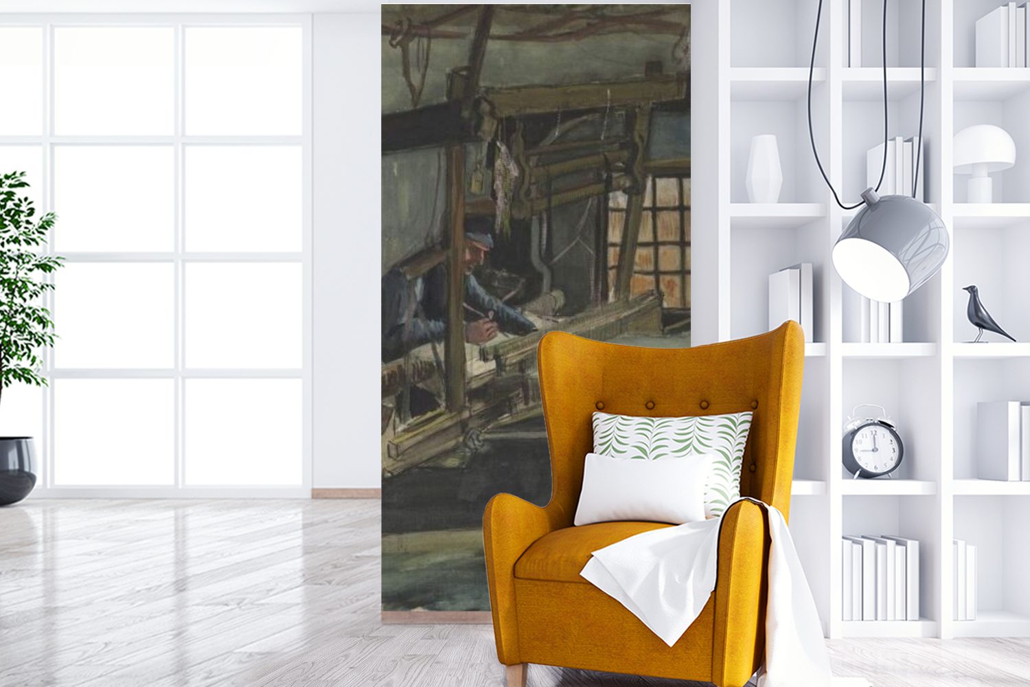 Wohnzimmer Matt, Vliestapete Küche, Vincent Gogh, Weber St), Fototapete Fototapete MuchoWow bedruckt, (2 van für - Schlafzimmer