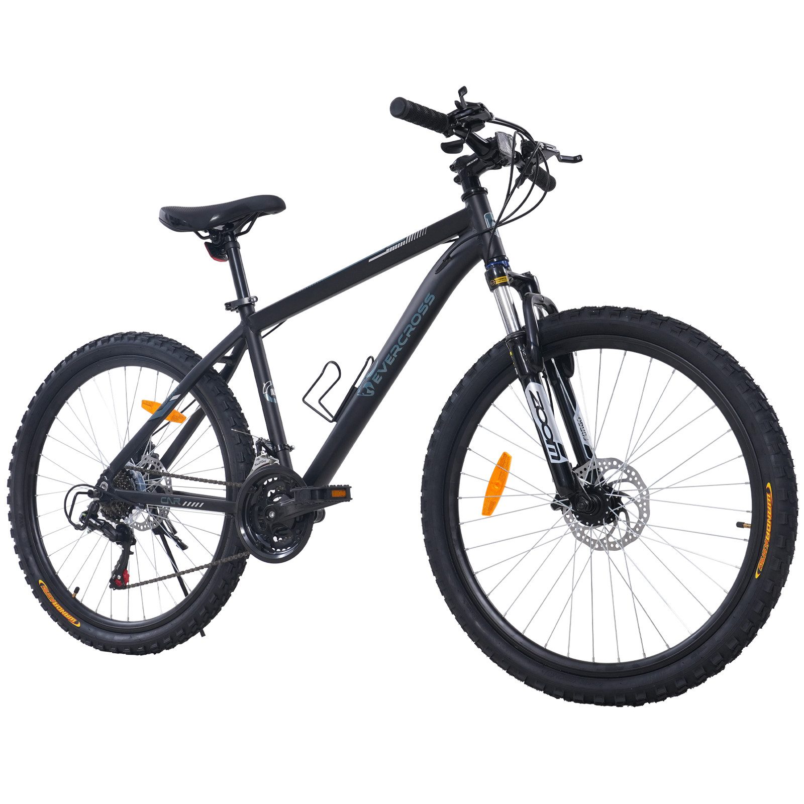 EVERCROSS TECH Mountainbike EM3 Fahrrad 26 Zoll MTB für Damen und Herren, Shimano 21 Gang, 21 Gang