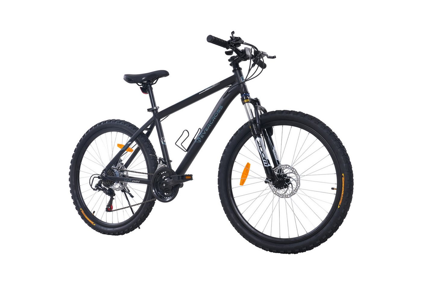 EVERCROSS TECH Mountainbike EM3 Fahrrad 26 Zoll MTB für Damen und Herren, Shimano 21 Gang, 21 Gang