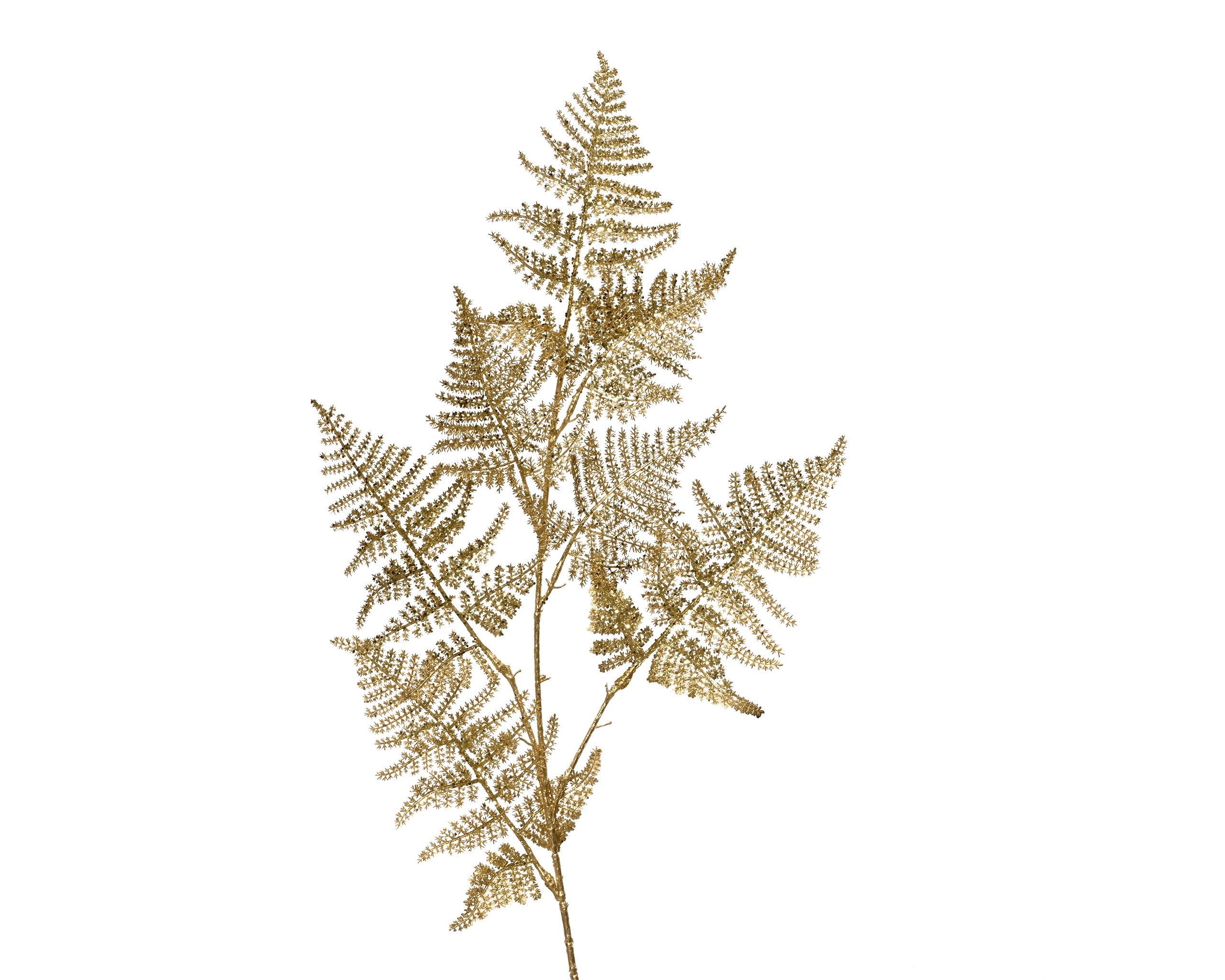 Kunstblume, Kaemingk, Asparagus Blatt 87cm Kunststoff Gold günstig online kaufen