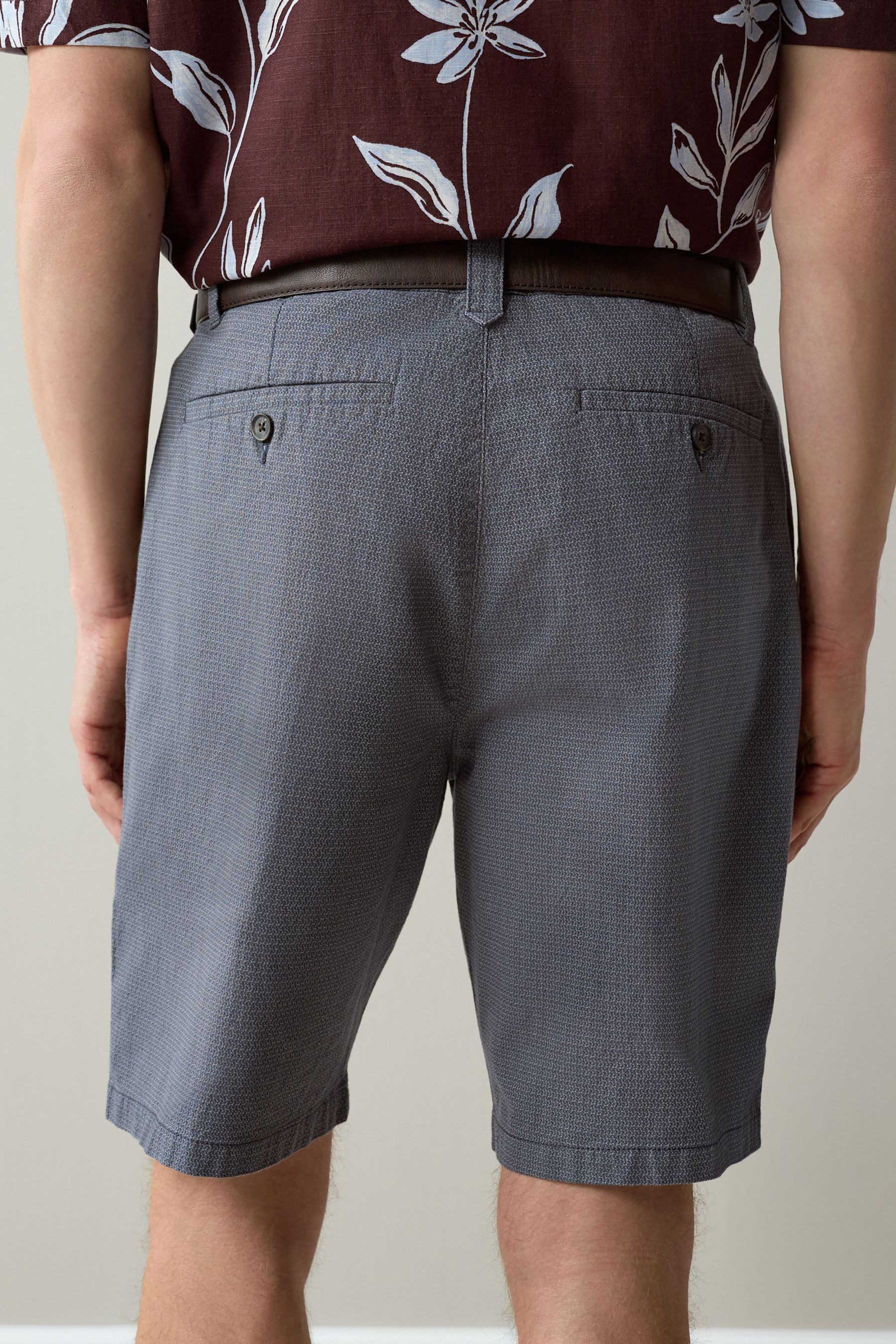 Next Shorts Chino-Shorts mit Gürtel (2-tlg)
