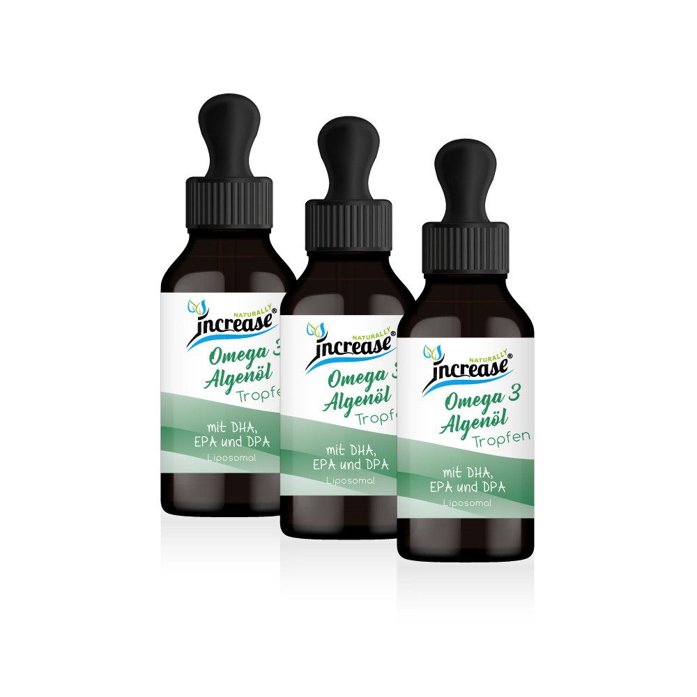 Nimm 3, zahl 2 Liposomales Omega 3 Algenöl 4000mg pro Tag Tropfen