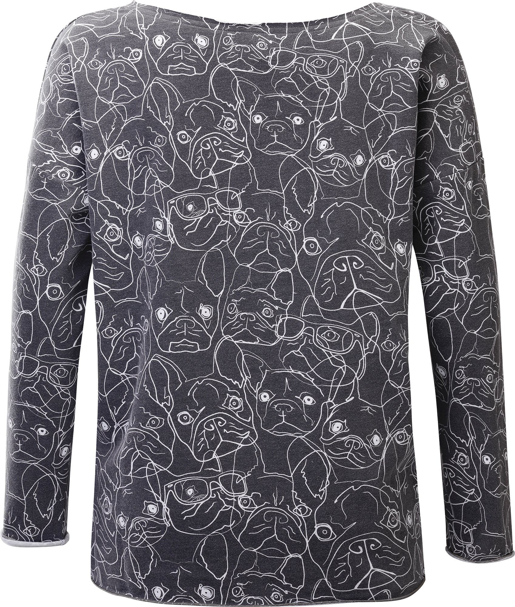 LPO Sweatshirt SWEAT LUMDSEN WOMEN modischer Allover-Print