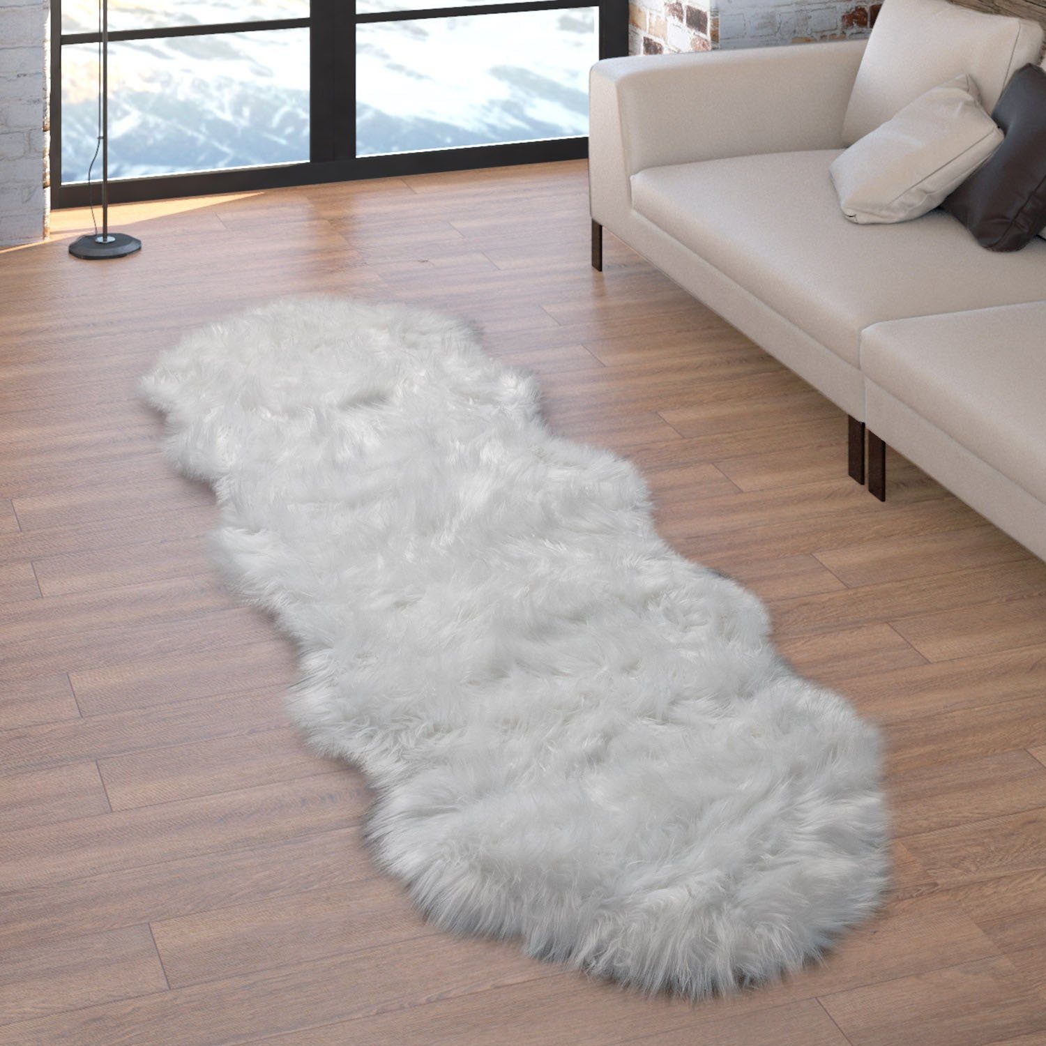 Paco Home Fellteppich Playa 960, fellförmig, günstig online kaufen