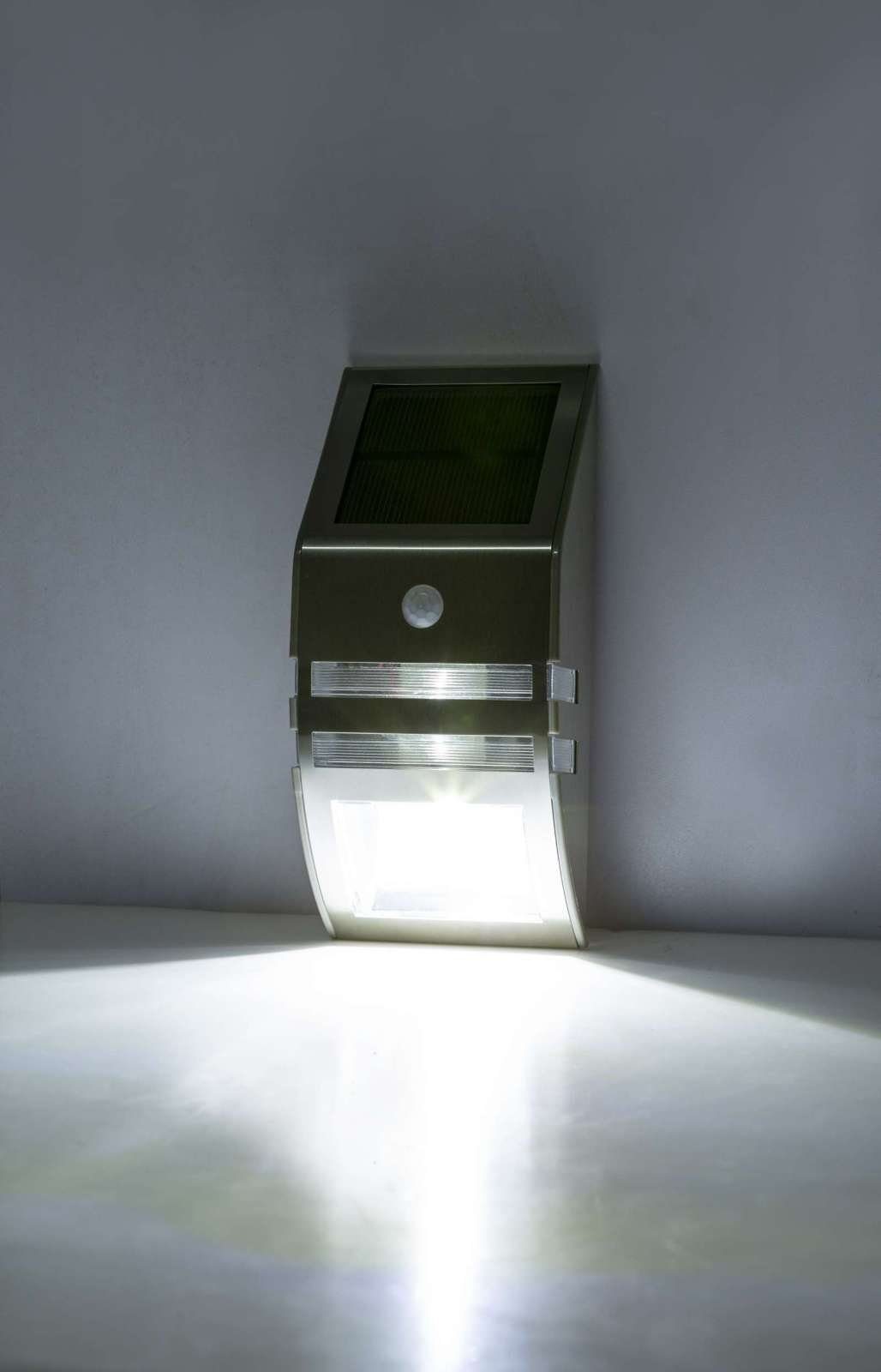 Globo LED Solarleuchte GLOBO Solarleuchte Garten Wand Bewegungsmelder