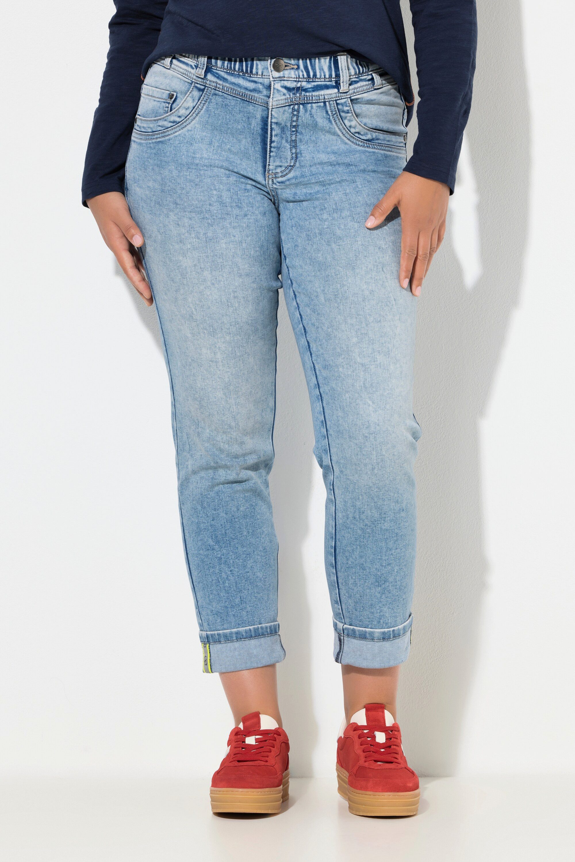 Röhrenjeans High Waist Jeans Slim
