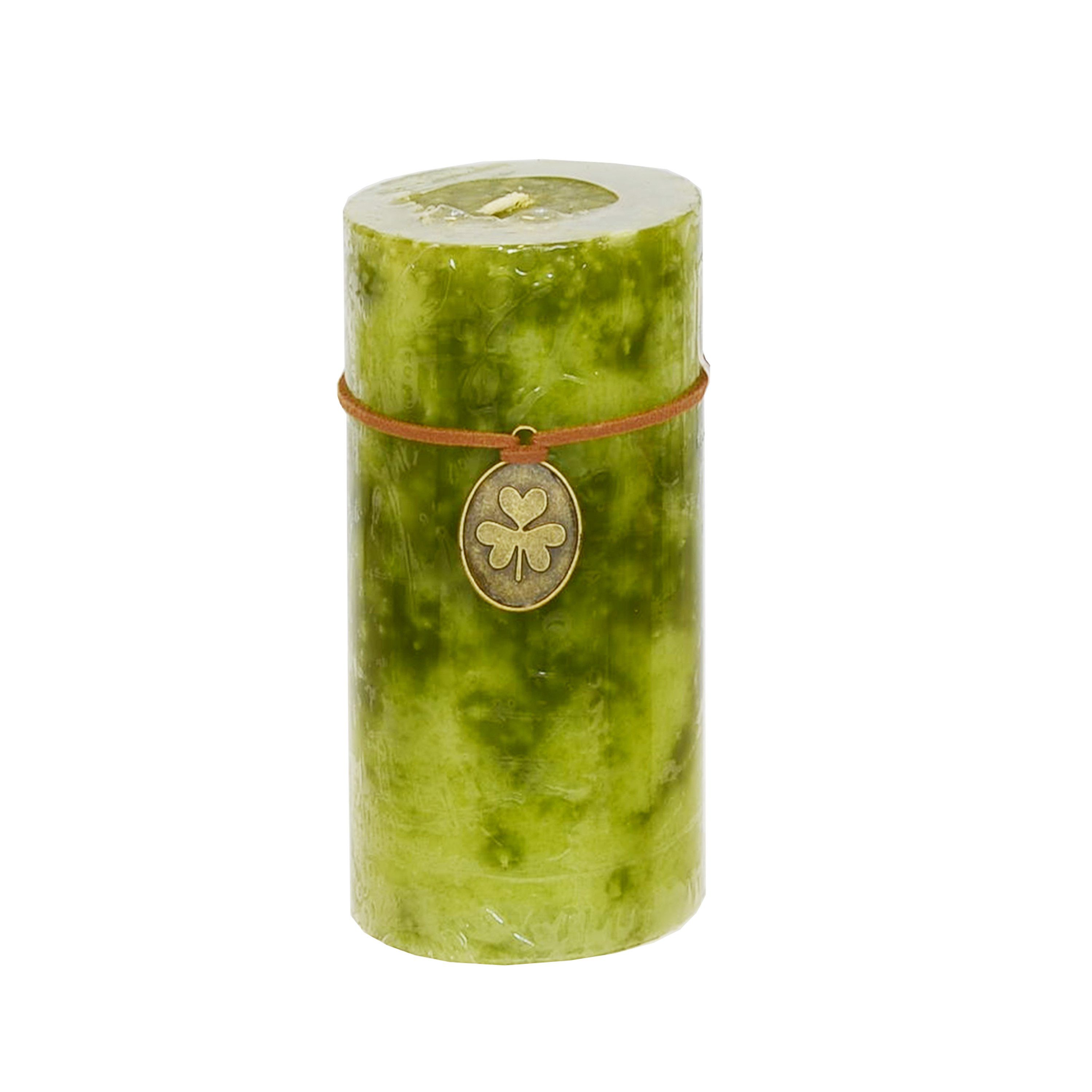 B&S Stumpenkerze Trendkerze olive durchgefärbt 13 günstig online kaufen