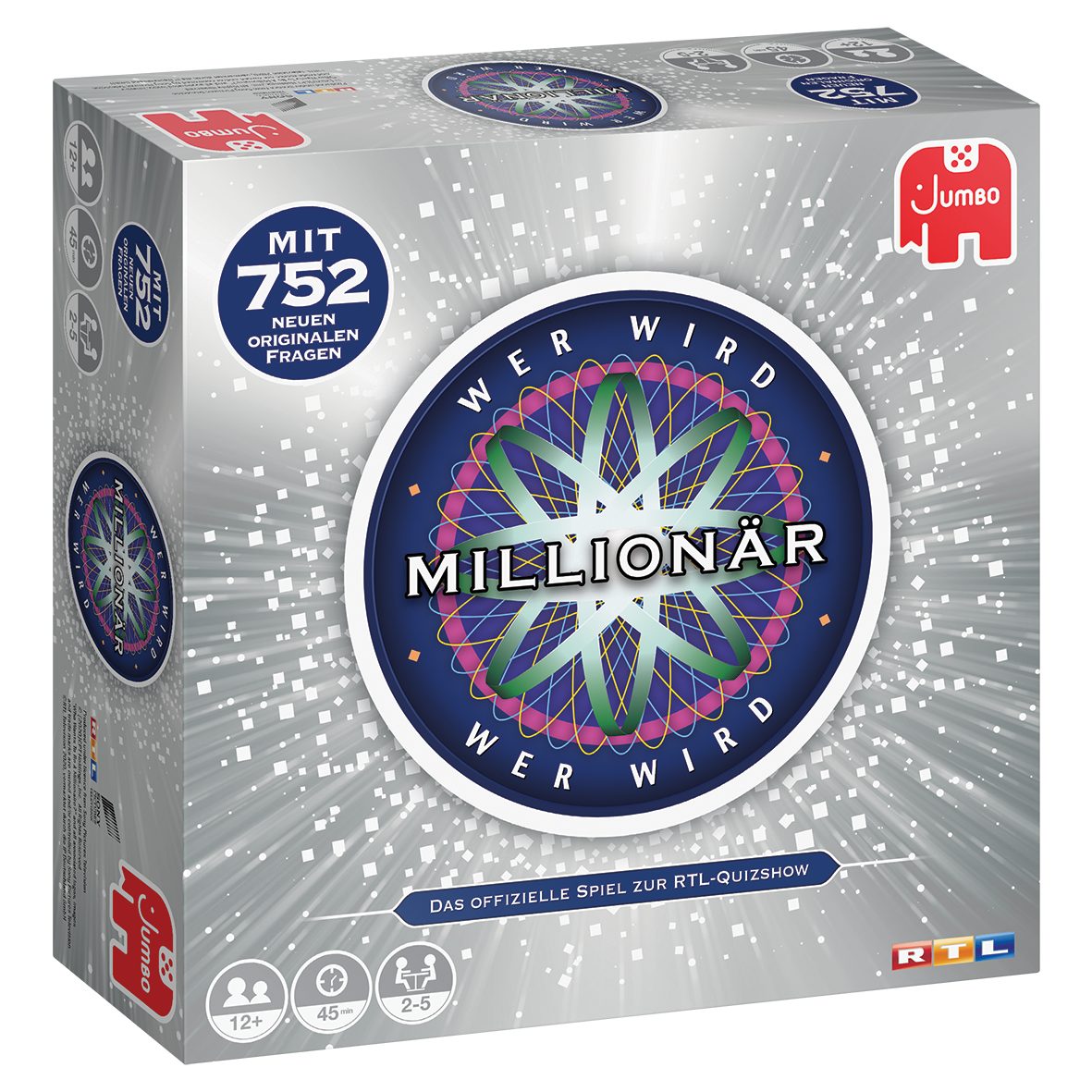 Jumbo Spiele Lernspielzeug JUMBO 19736 Wer Wird Millionär, Quizspiel günstig online kaufen