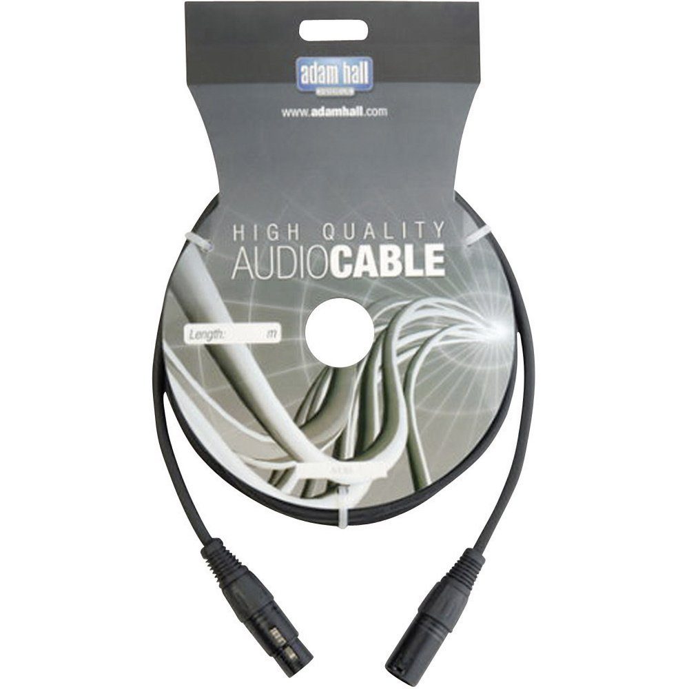 Adam Hall Cables AH Cables KDMX150 DMX Verbindungskabel [1x XLR-Stecker - 1x XLR-Buchse Audio- & Video-Kabel, (150.00 cm)