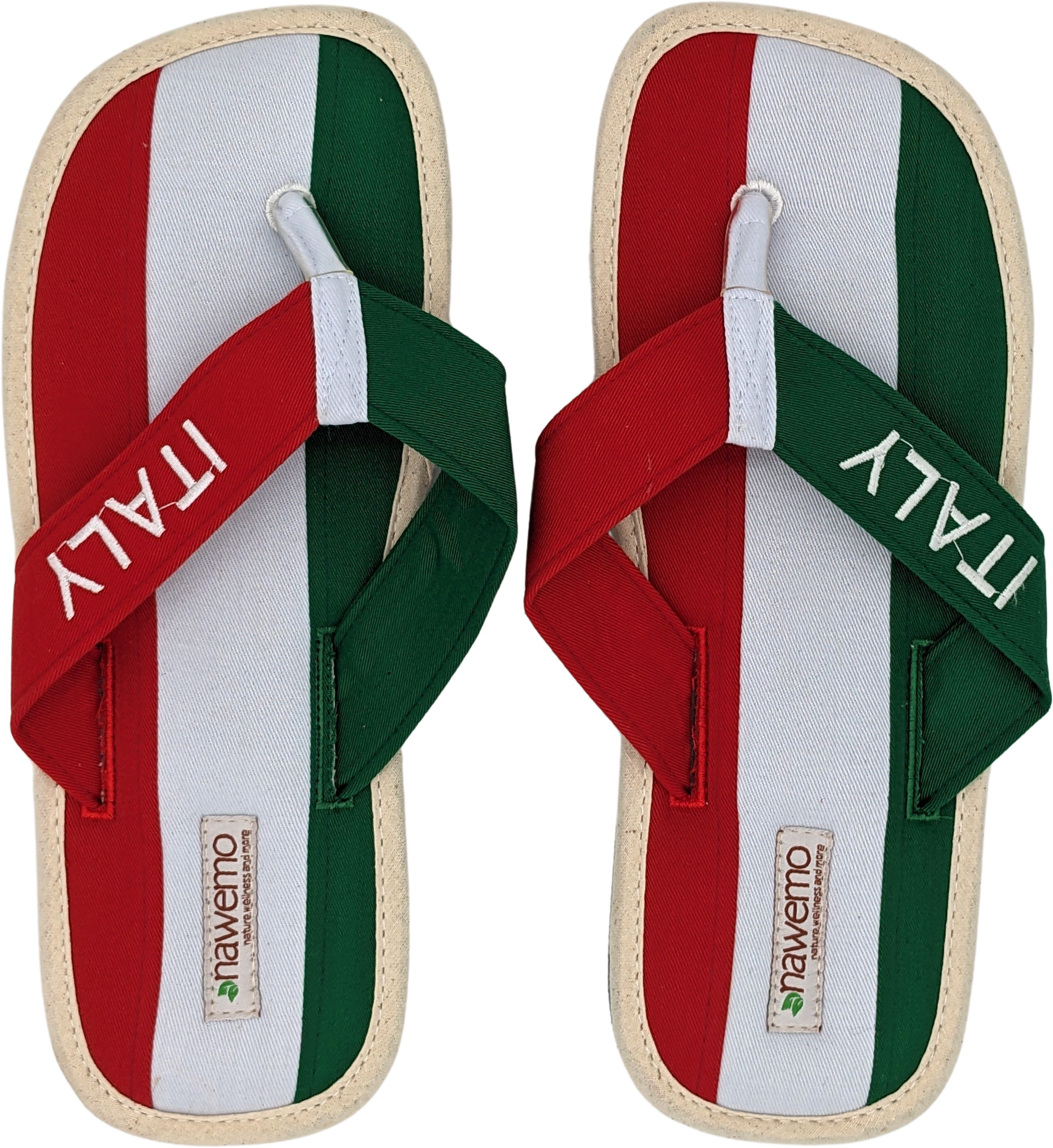 Nawemo Fußballtrikot Zimt-Länder-Flip-Flops-Italien von Nawemo