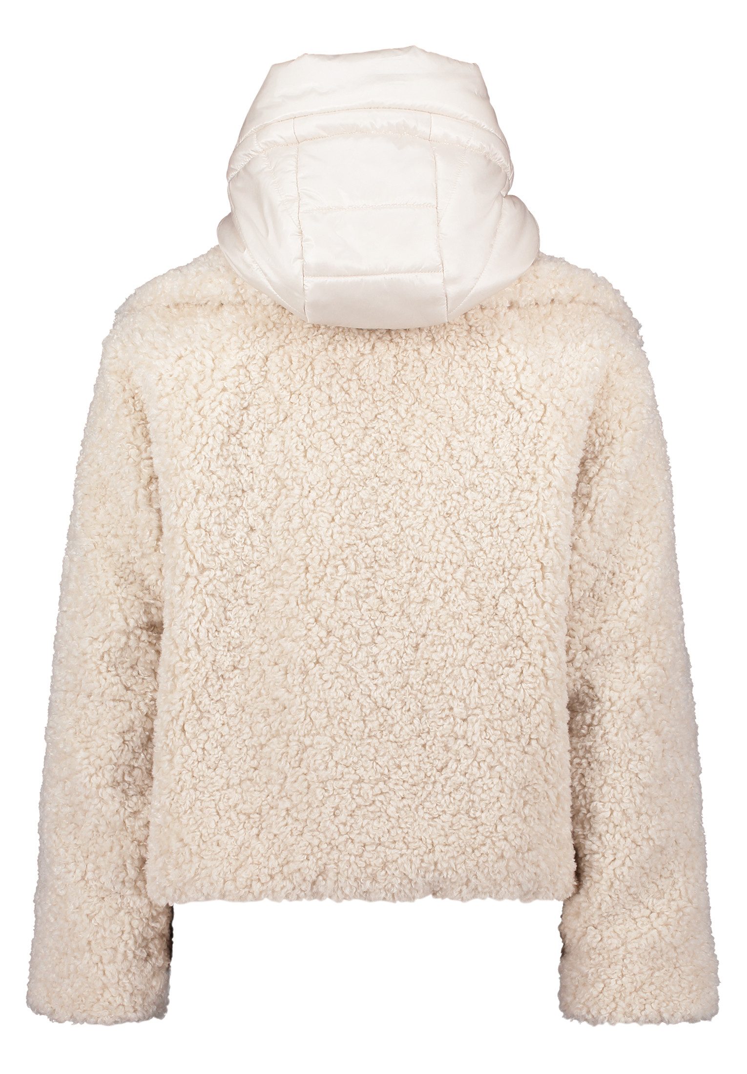 Amber & June Plüschjacke Damen mit abnehmbarem Westenteil