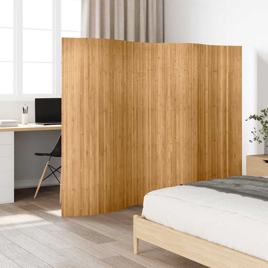furnicato Raumteiler Bambus Natur 250x165 cm, günstig online kaufen