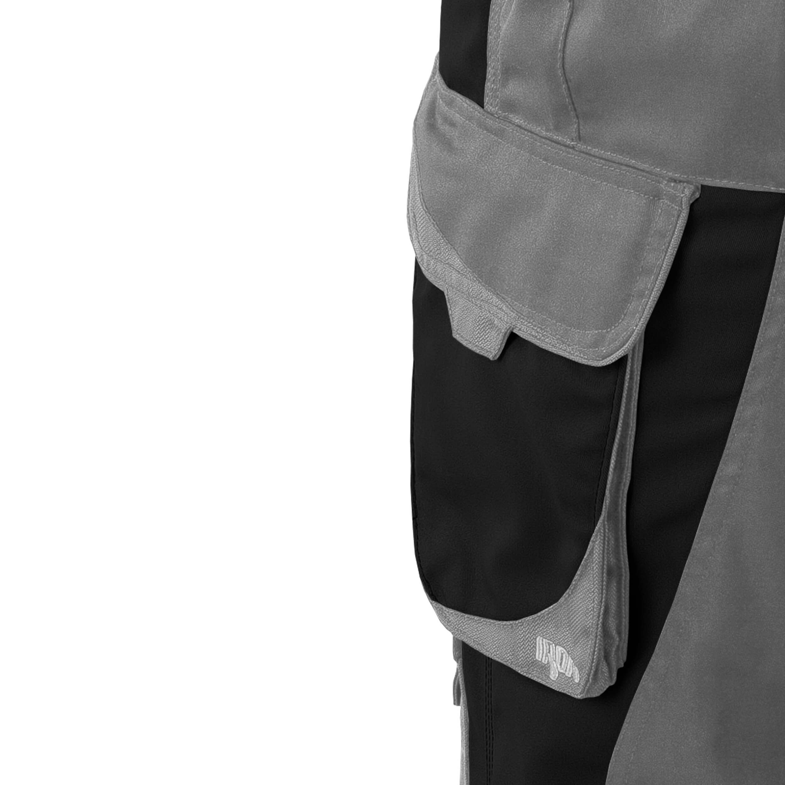 Qualitex Workwear Arbeitsbundhose IRON Arbeitshose Herren - Cargohose, Outdoorhose - Hose für Herren (1-tlg) Cordura, Stretch, viele Taschen, atmungsaktiv. Premium Qualität.
