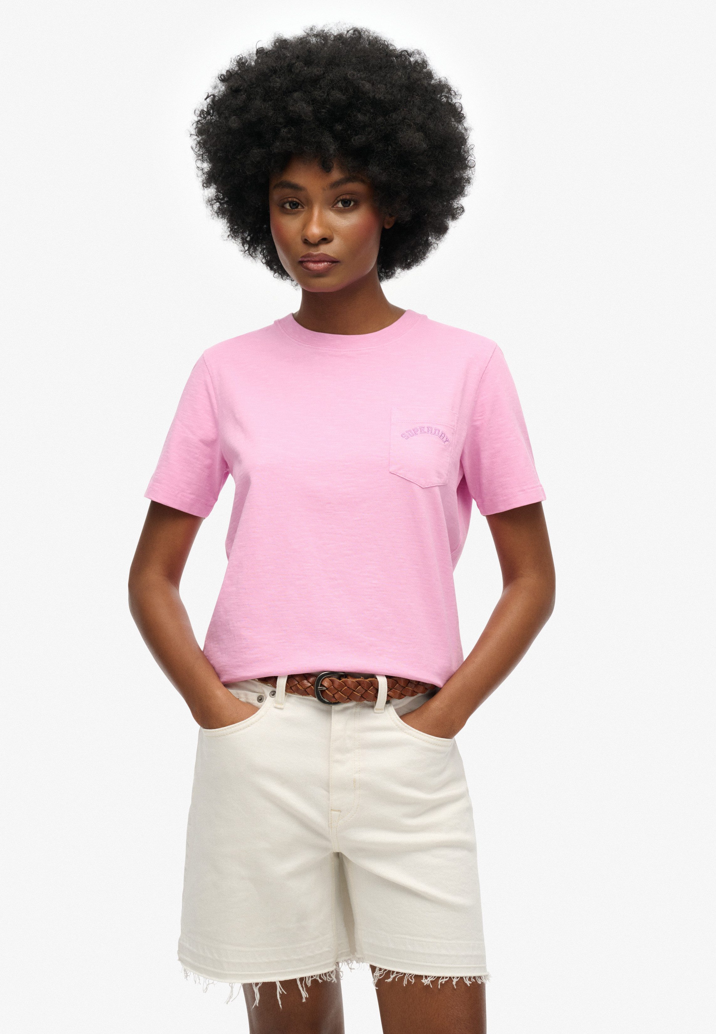 Superdry T-Shirt ESSENTIAL LOGO GD POCKET TEE günstig online kaufen