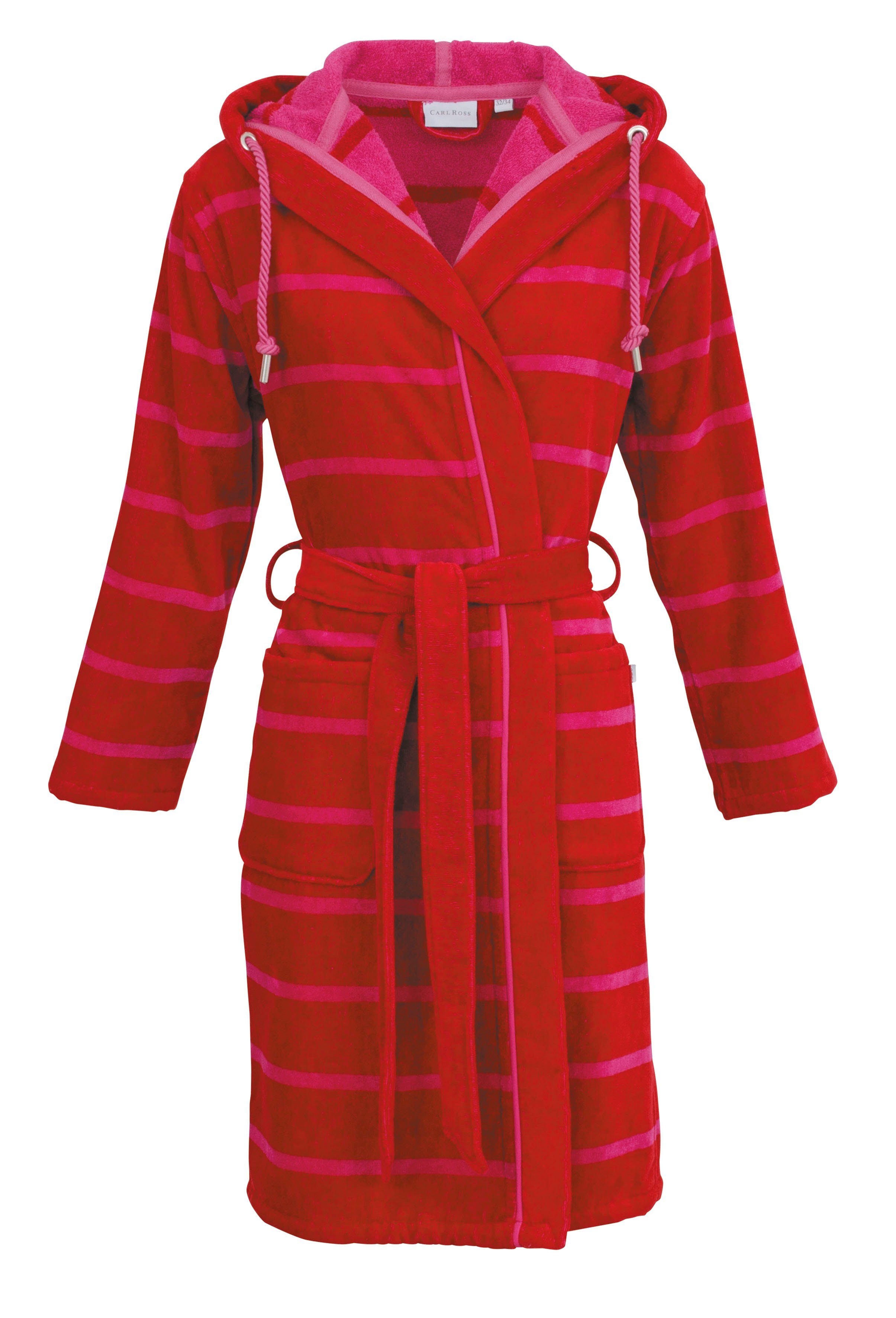 Carl Ross Damenbademantel 430310, Kurzform, Velours, günstig online kaufen