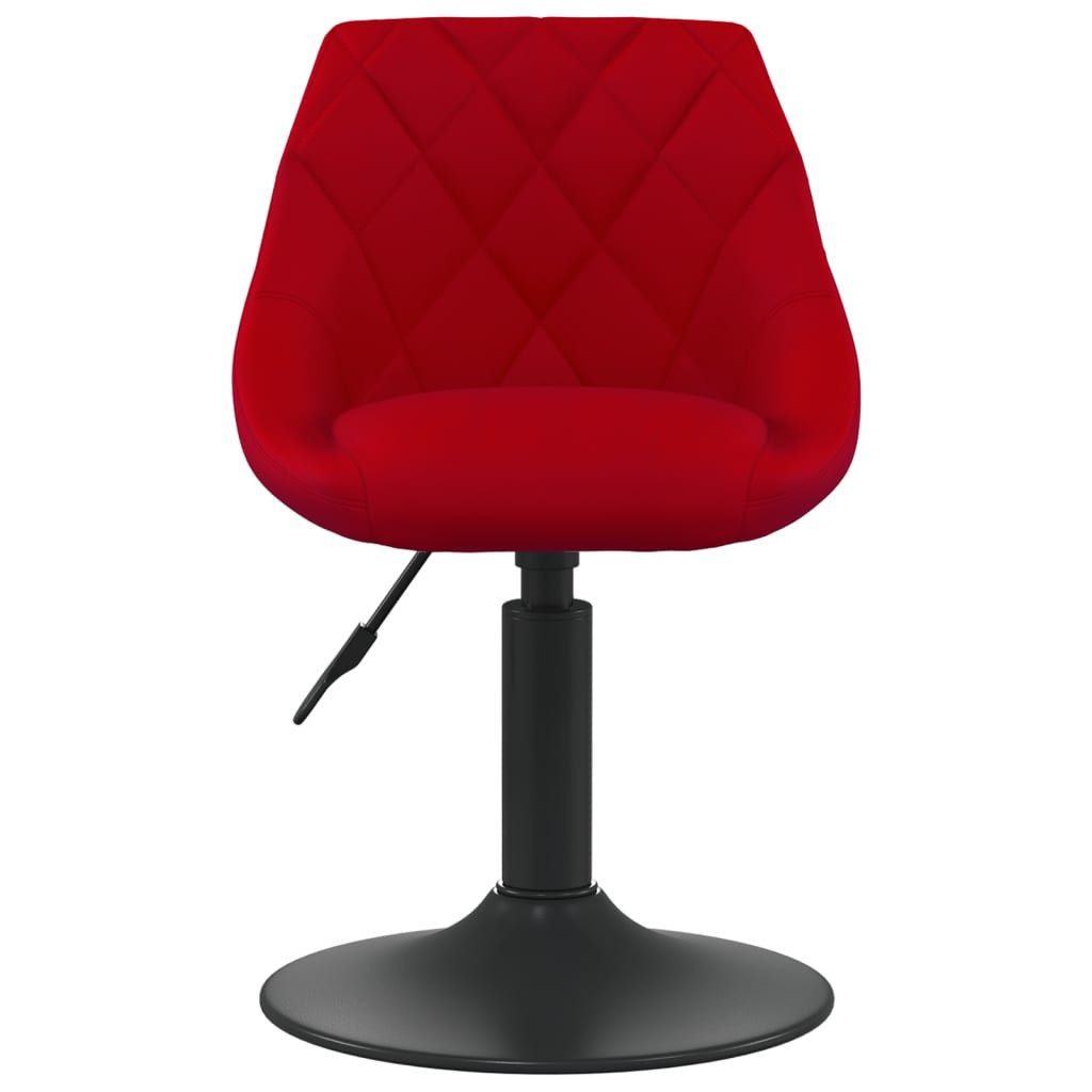 vidaXL Esszimmerstuhl Esszimmerstuhl Weinrot Samt (1 günstig online kaufen