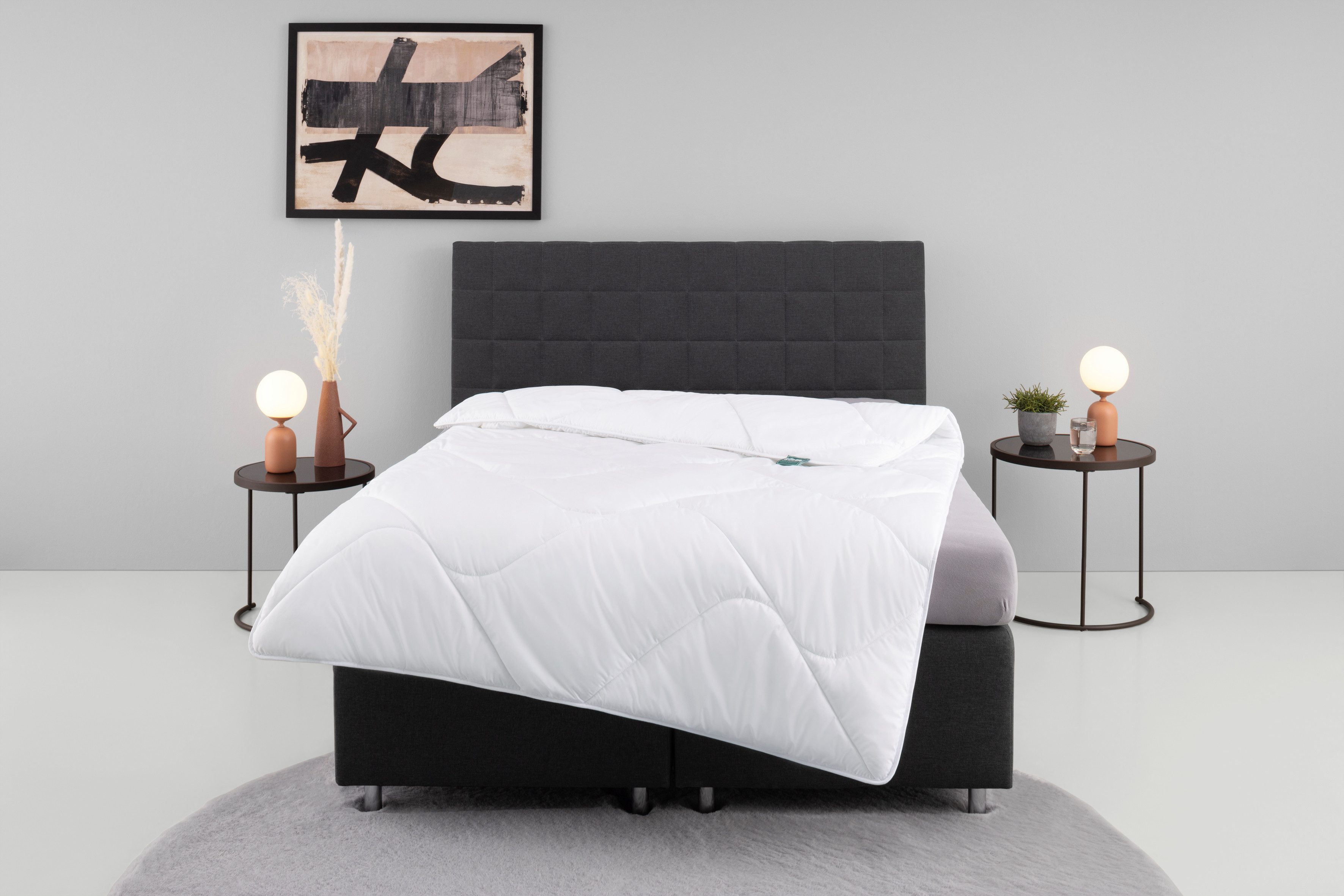 fan Microfaserbettdecke Microfaser kochfest, Bettdecken für Sommer und Winter, Decke, Füllung: 100% Polyester, Bezug: 100% Polyester, Bettdecke 135x200 cm, 155x220 cm und weitere Größen, Made in Germany