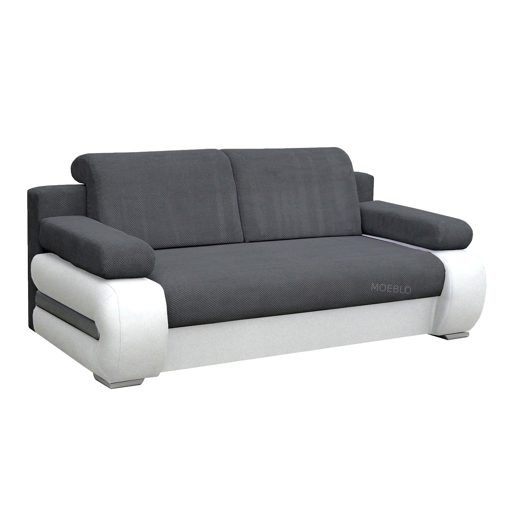 MOEBLO Schlafsofa YORK, Couch für Wohnzimmer, Sofagarnitur Polstersofa Wohnlandschaft, mit Schlaffunktion und Bettkasten