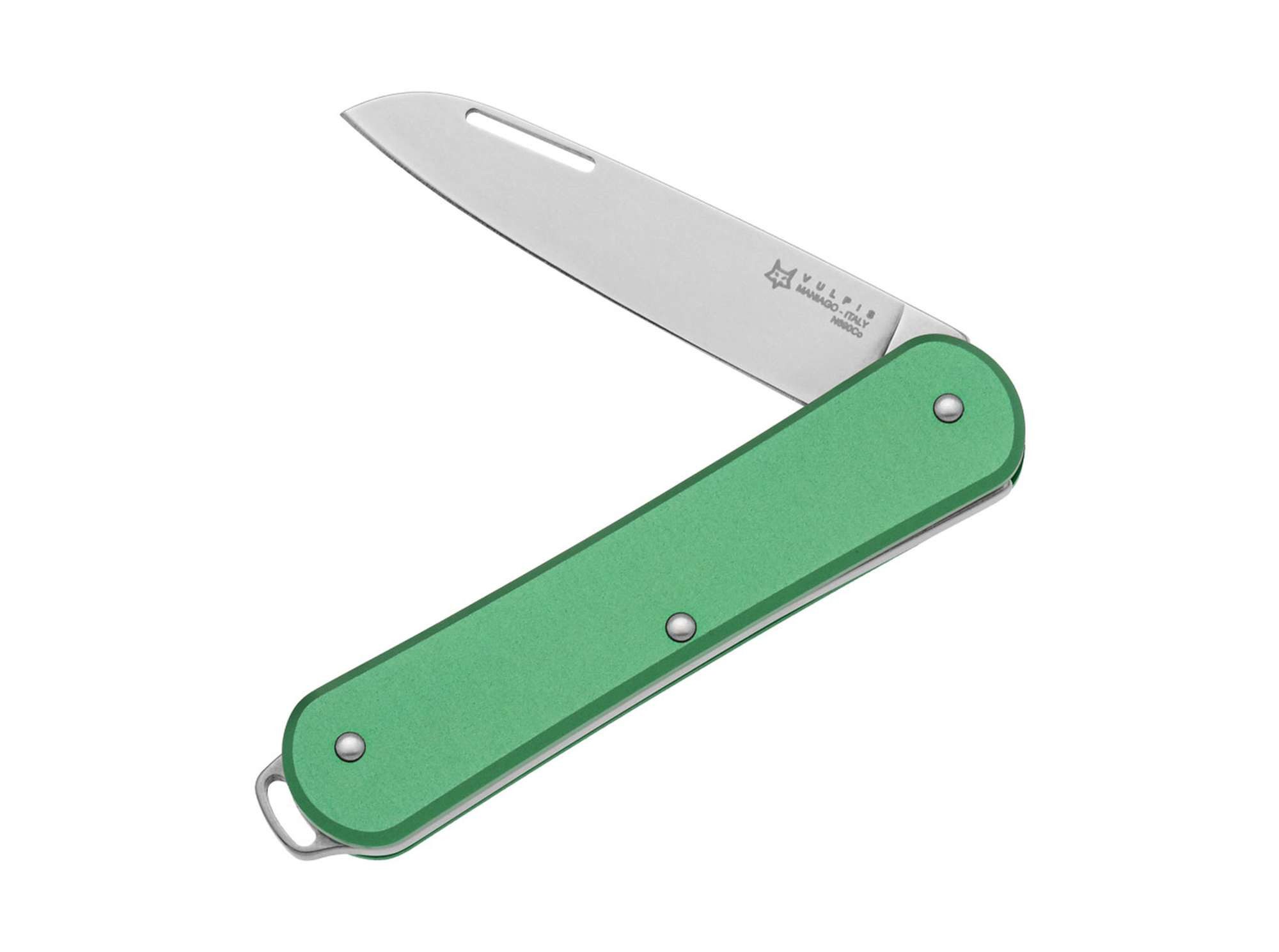 Fox Knives Taschenmesser Taschenmesser Vulpis 130 Aluminum OD Green