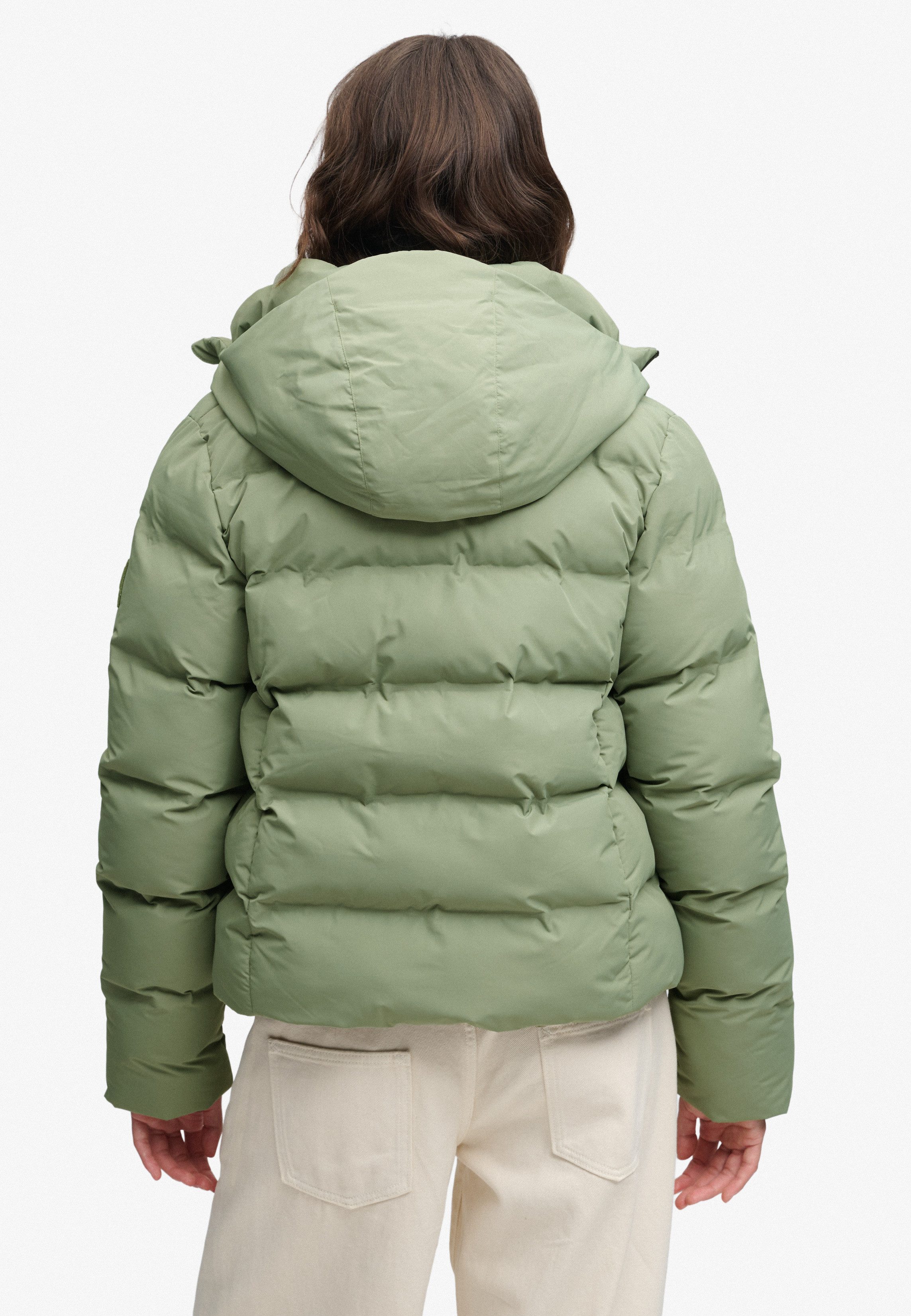 Superdry Steppjacke HOODED CITY PADDED JACKET Kunstfaser, relaxed fit – Bild 4 von 5