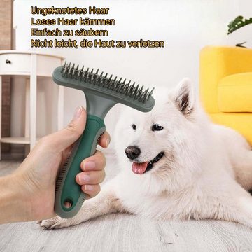 FIDDY Fellbürste Fellbürste, Haustierbürste, zum Kämmen der Haare, Plastik, (Anzug, 1-tlg), Fell- und Unterfellpflege, Hundepflegewerkzeuge