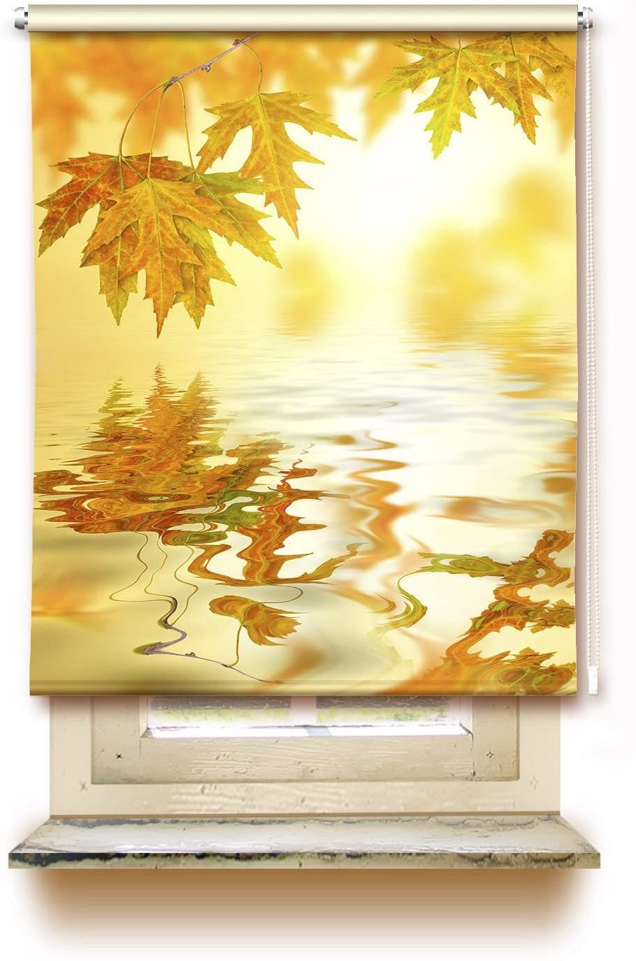 Rollo Rollo Goldener Herbst - zum klemmen oder schrauben - Sichtschutz, gardinen-for-life