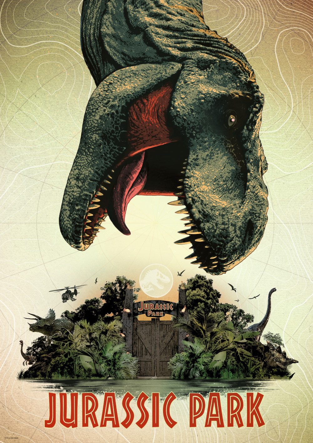 Trefl Puzzle Puzzles - "1000 Premium Plus" - Jurassic Park, 1000 Puzzleteil günstig online kaufen