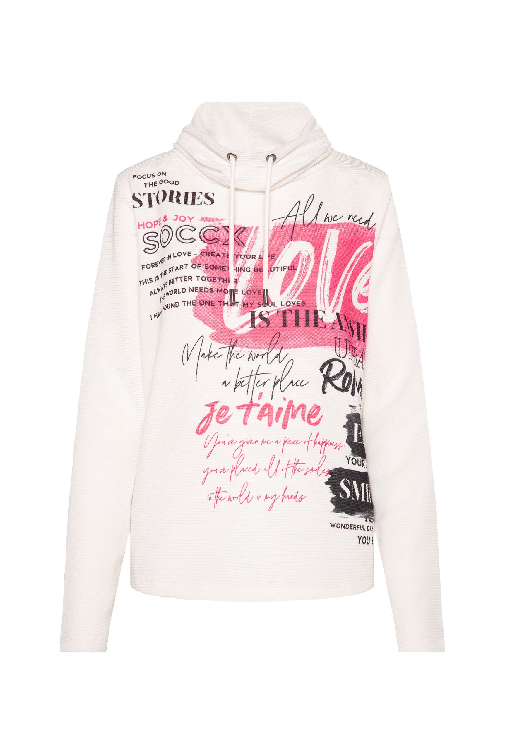SOCCX Sweater mit Seitenschlitze günstig online kaufen