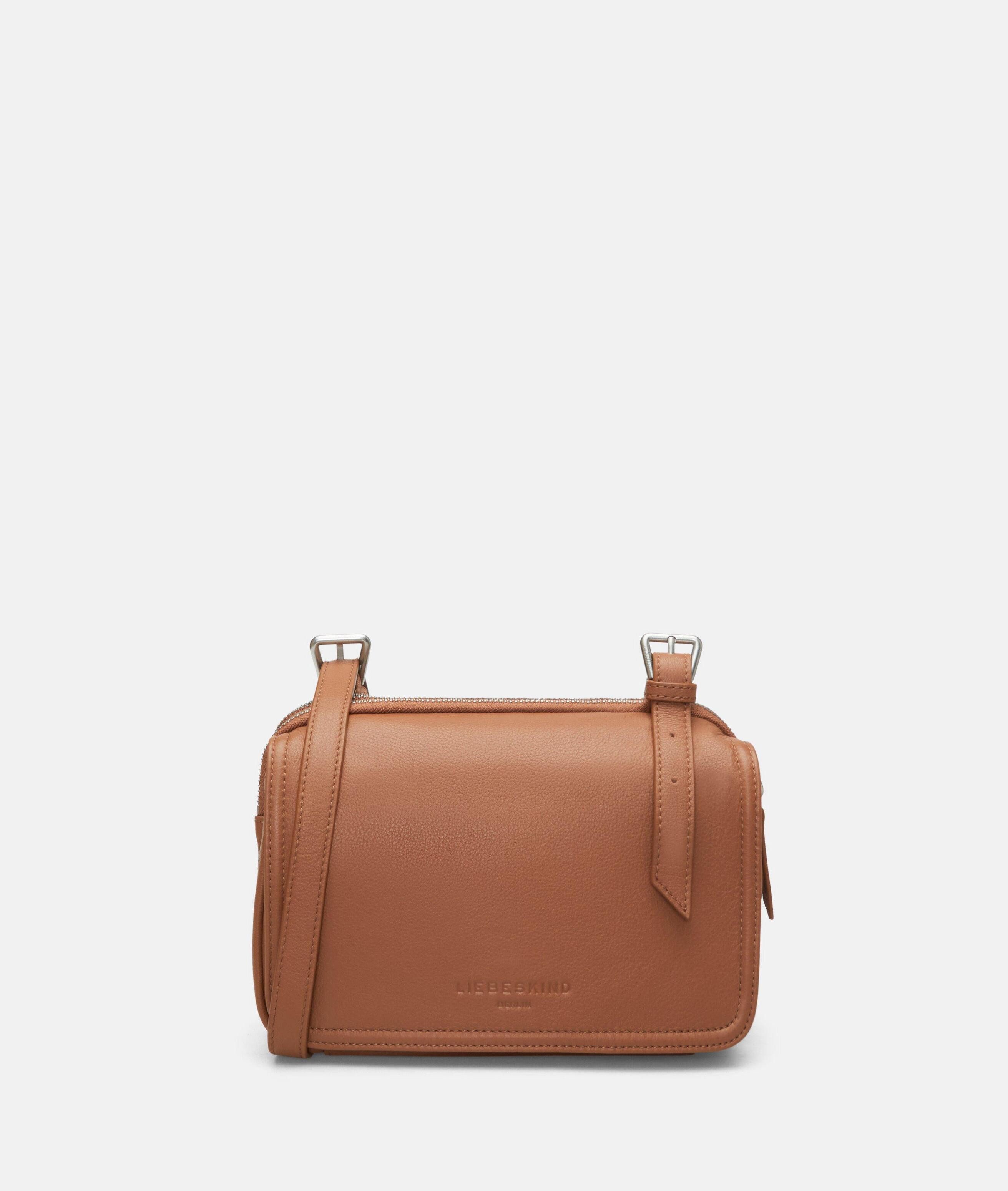Liebeskind Berlin Umhängetasche Mareike Crossbody S, Handliche Umhängetasche aus Rindsleder