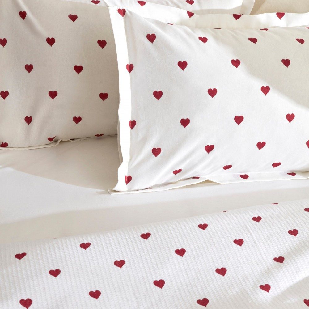 Karaca Bettwäsche Sarah Anderson Amour Doppelbett Piké Tagesdecke Set – Bild 4 von 5