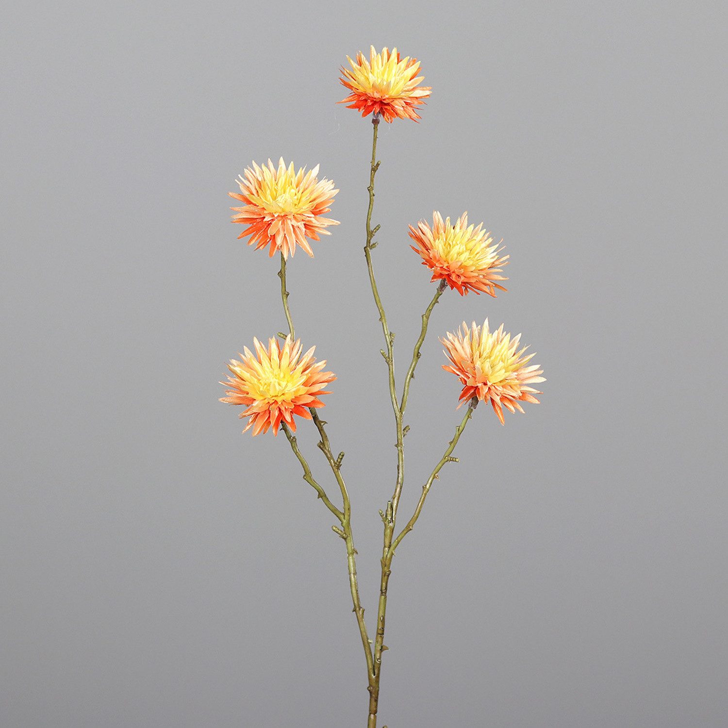 Kunstblume Gelb, Durchmesser 6 cm