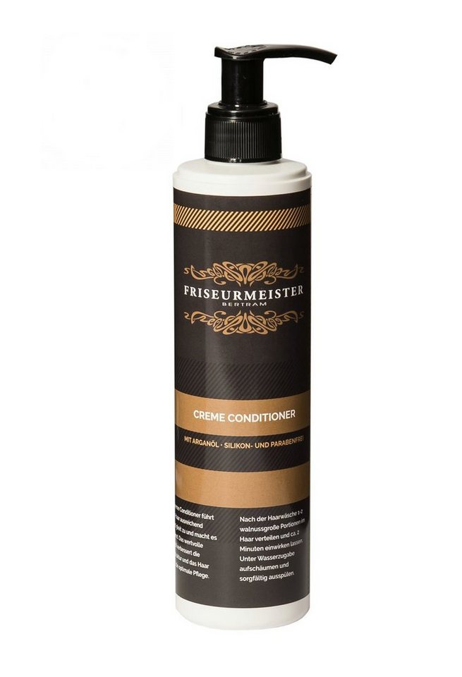 Friseurmeister Haarspülung Creme Conditioner Vegan mit Arganöl, Silikon,  und Parabenfrei für Alle Haartypen 250ml