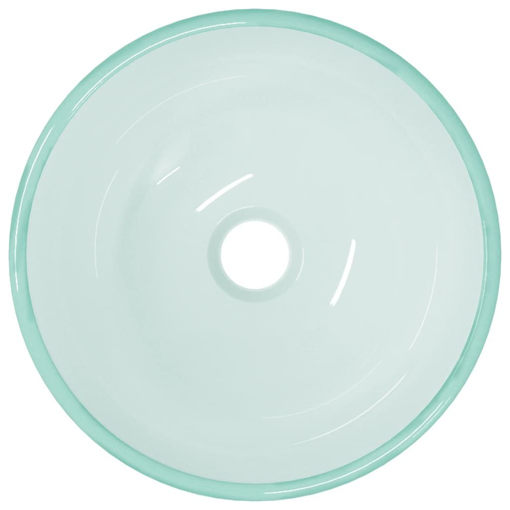 vidaXL Waschbecken Waschbecken Hartglas 30x12 cm Matt günstig online kaufen