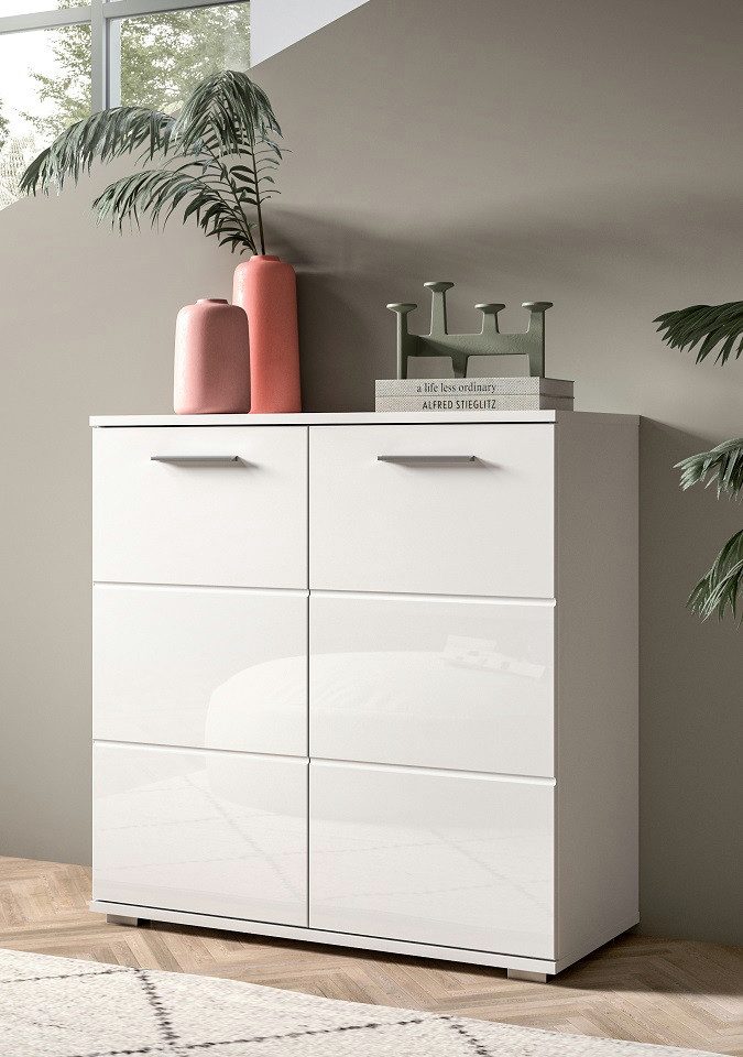 xonox.home Sideboard Kommode Prego, weiß Hochglanz