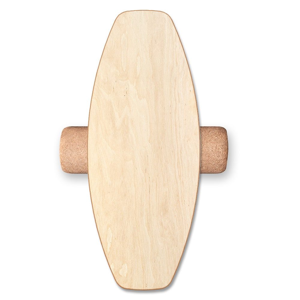 Daffy Boards Balanceboard Allrounder Set mit Korkrolle - Design: Blank / DIY
