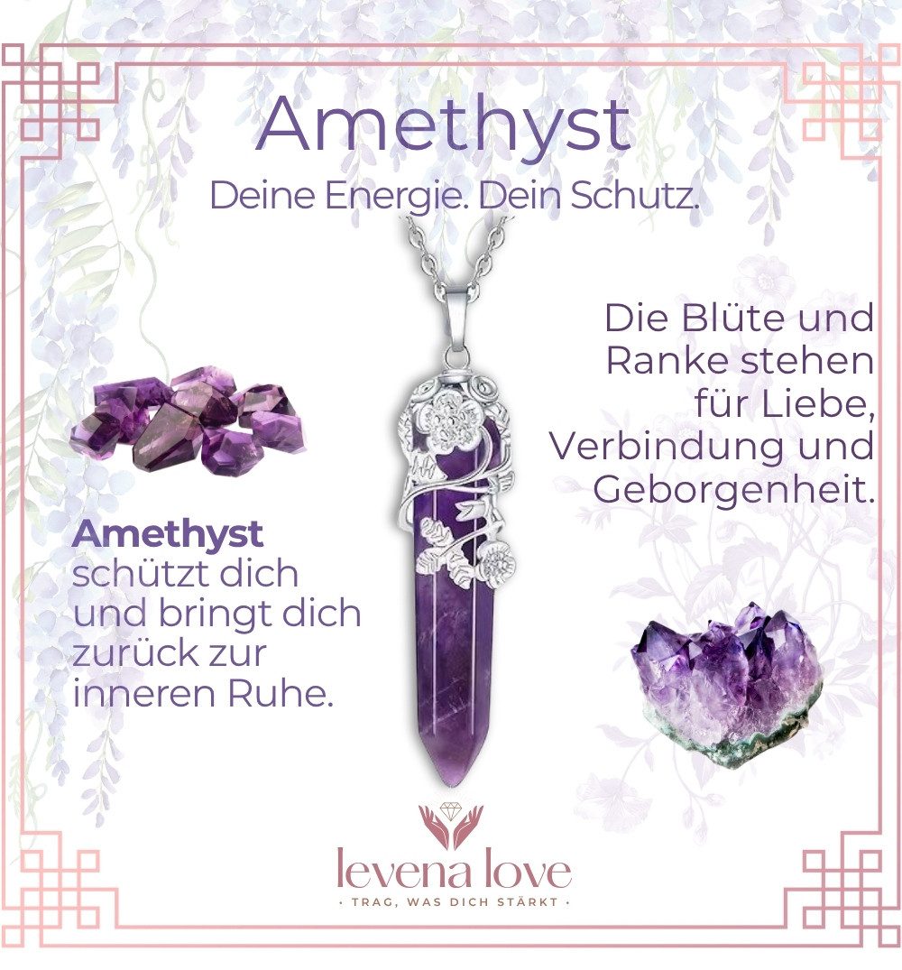 Lucadeau Kettenanhänger Naturstein (Edelstein mit Ketten, Heilstein mit Fas günstig online kaufen