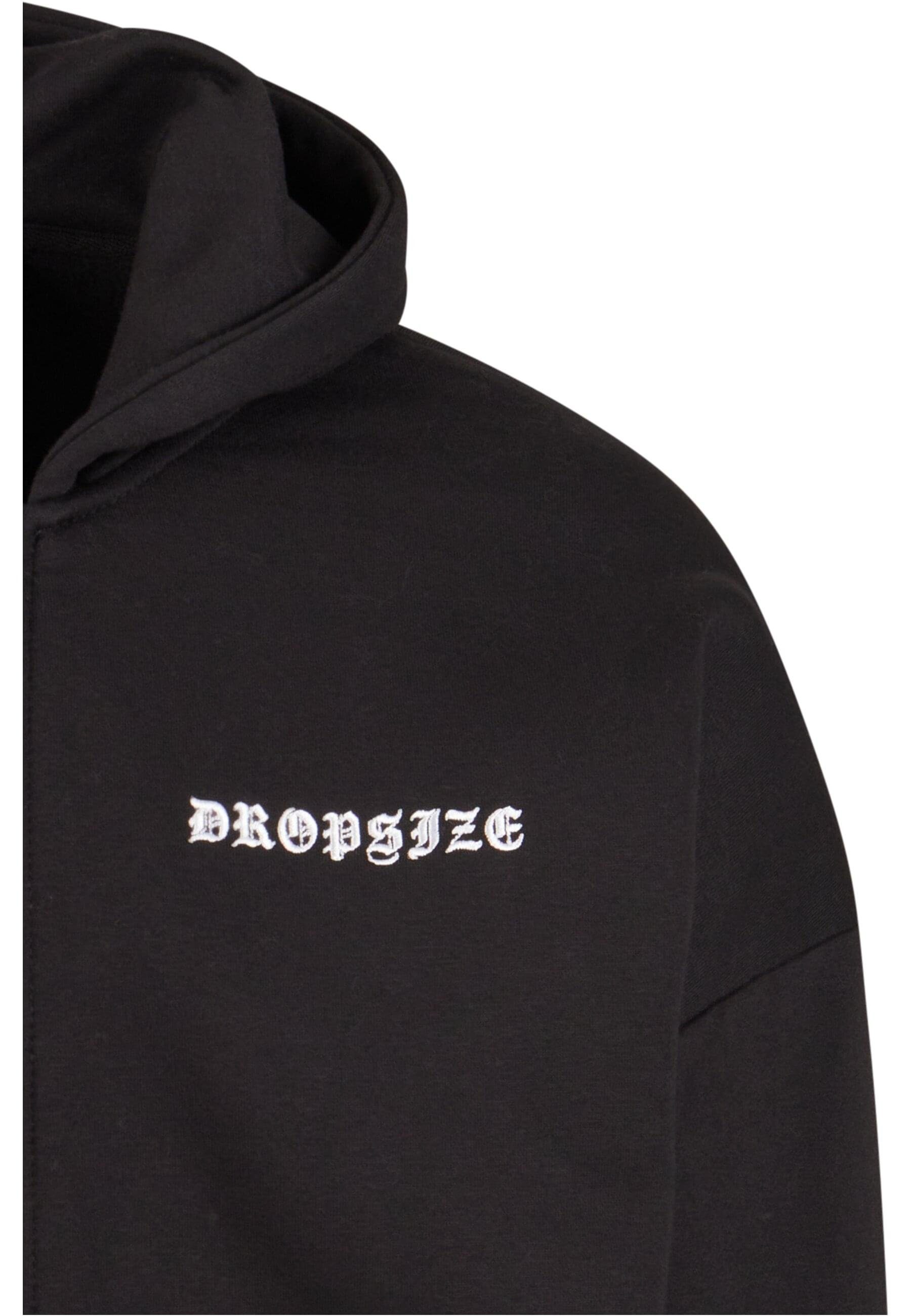 Dropsize Sweatjacke Dropsize Herren Super Heavy Oversized Crime Zip Hoodie