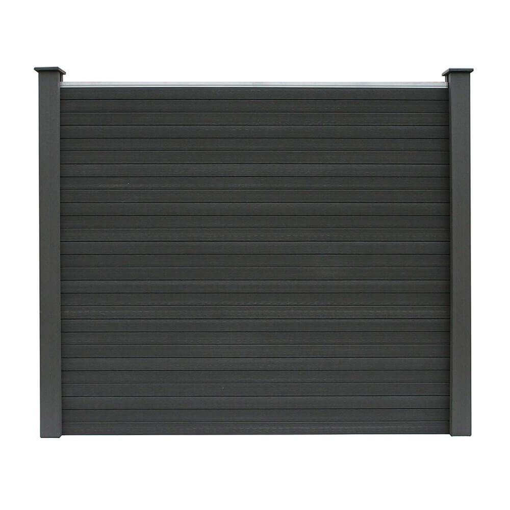 HOME DELUXE Gartenzaun WPC Sichtschutzzaun CALLADO, 1x Element + 2x