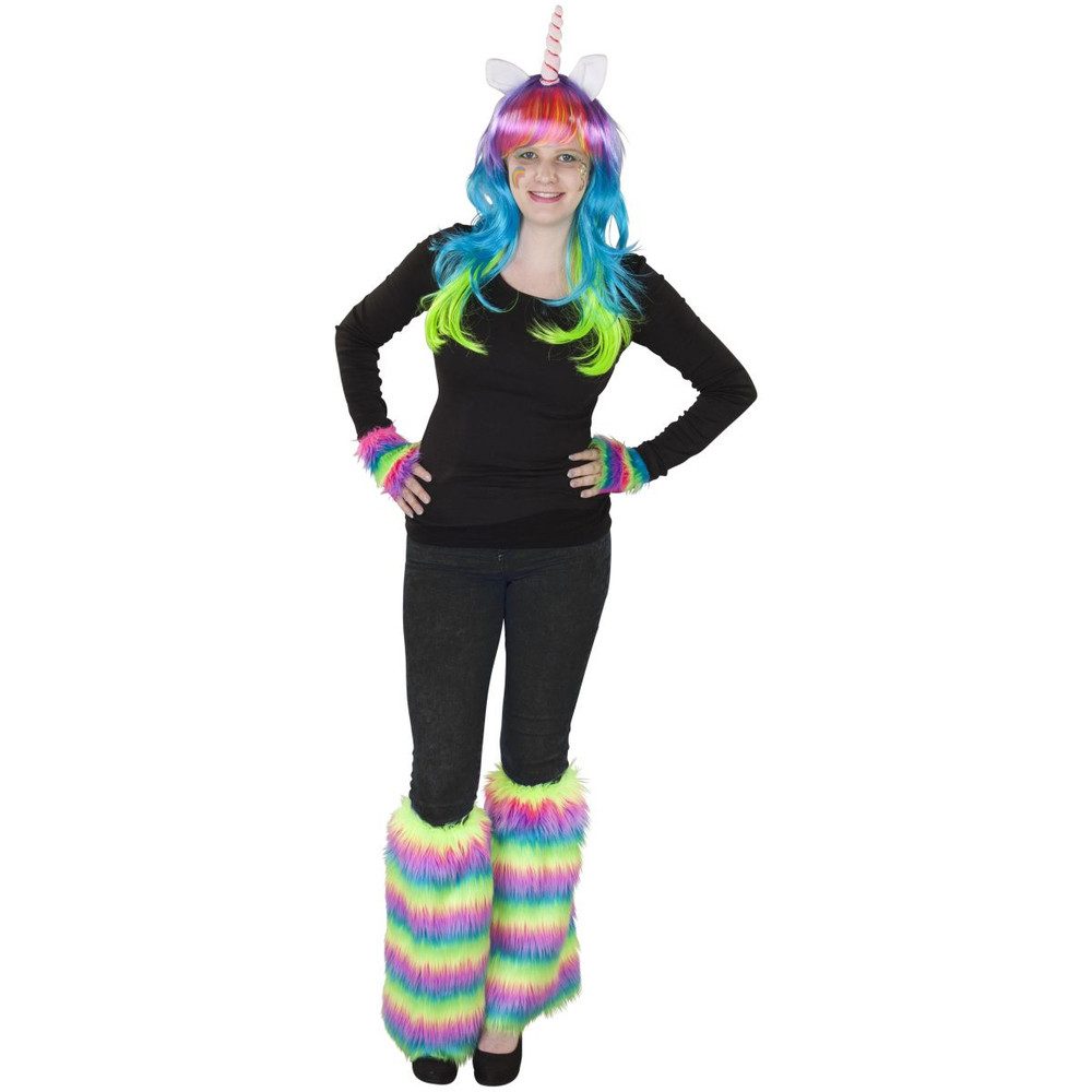 MICA Kostüm Kostümset - Regenbogen - für Erwachsene - 2-teilig