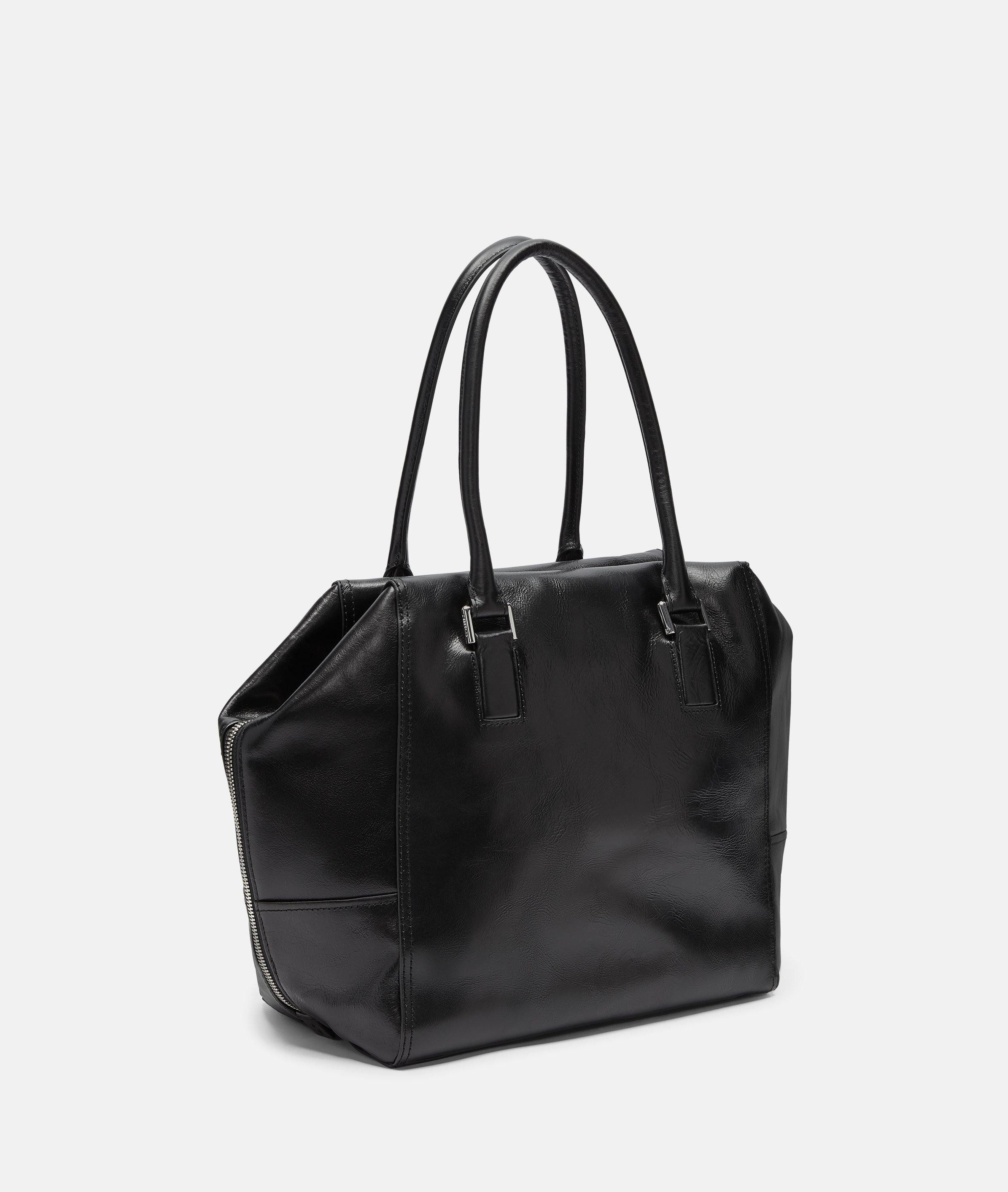 Liebeskind Berlin Schultertasche Satchel, Geräumige Business-Bag aus glänze günstig online kaufen