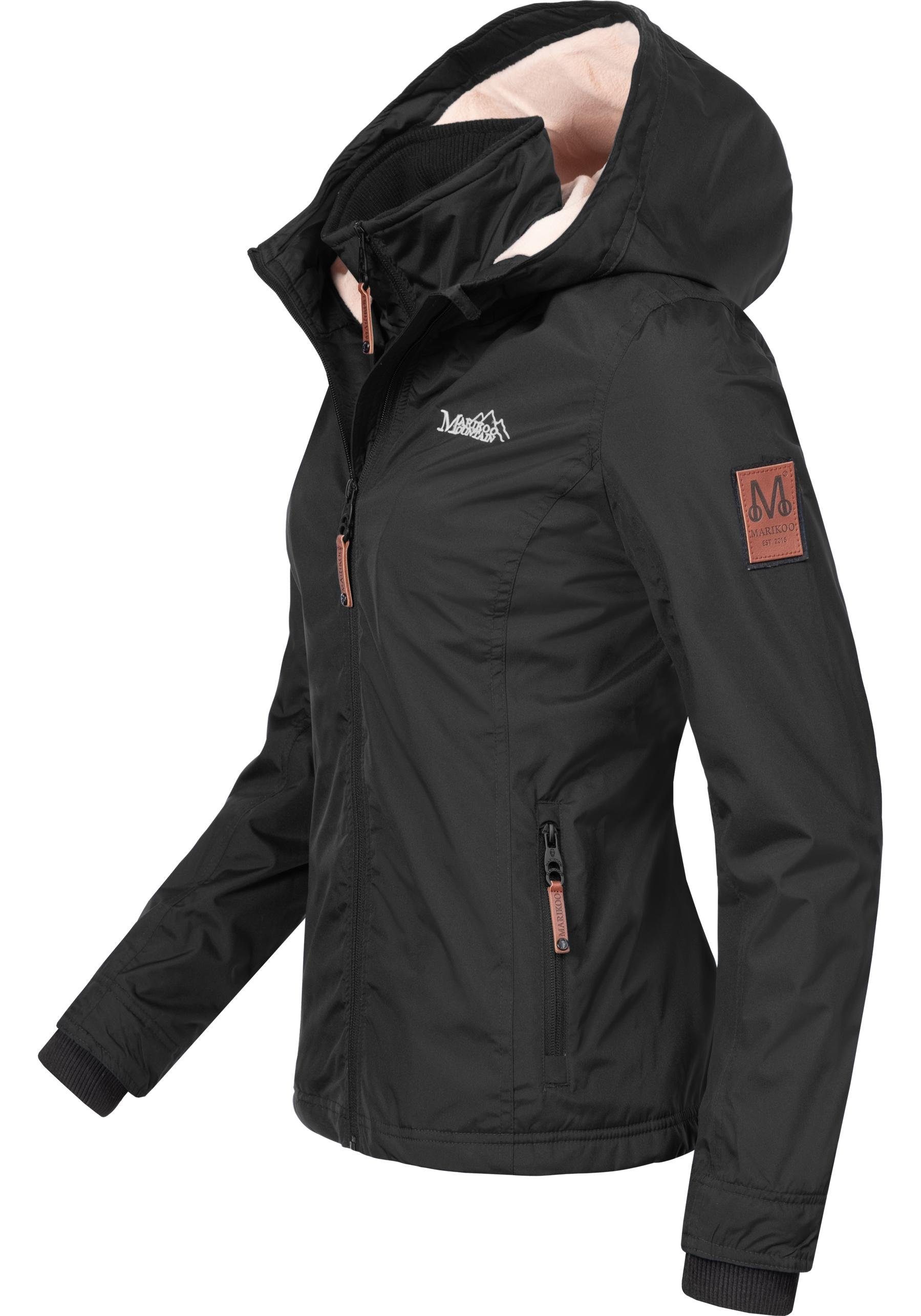 Marikoo Outdoorjacke Erdbeere sportliche Funktionsjacke mit Kapuze – Bild 2 von 4
