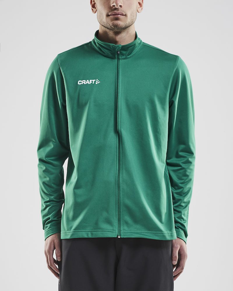 Craft Trainingsjacke Squad - ohne Seitentaschen, bequeme und funktionell - grün Herren