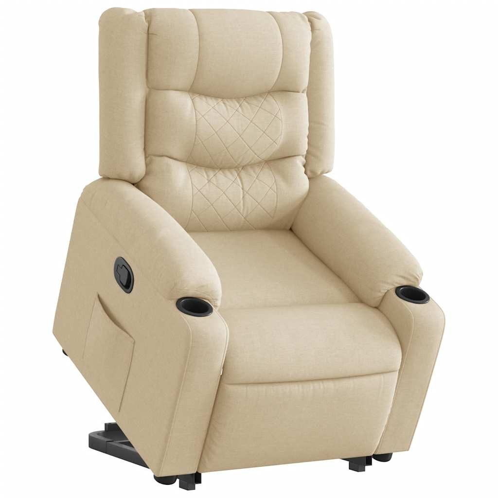 vidaXL Sessel Relaxsessel mit Aufstehhilfe Creme günstig online kaufen