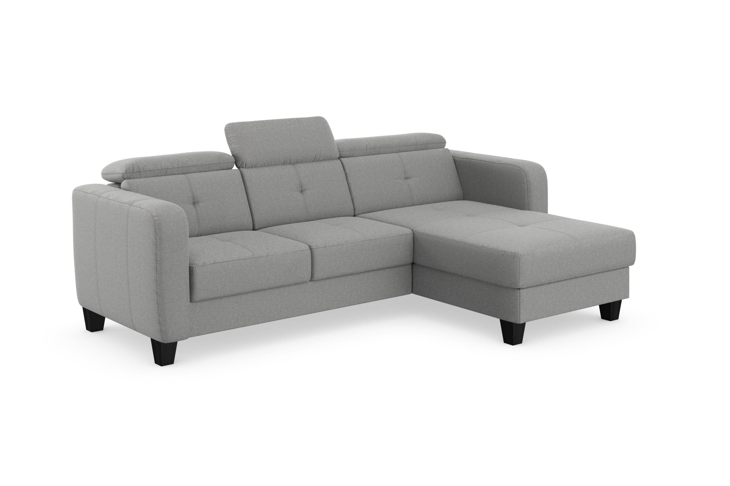 sit&more Ecksofa Belluci, inklusive Federkern, und mit wahlweise Bettfunktion Bettkasten