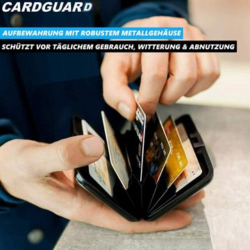 MAVURA Kartenetui CARDGUARD Kreditkartenetui Aluminium RFID NFC Schutz Kreditkartenhülle, Geldbörse Kartenhülle Portemmonaie Geldbeutel Portmonee