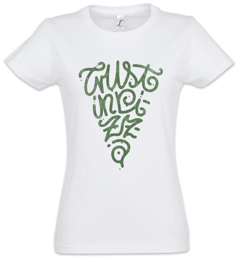 Urban Backwoods Print-Shirt Trust In Pizza Damen T-Shirt Italia Italien Piz günstig online kaufen