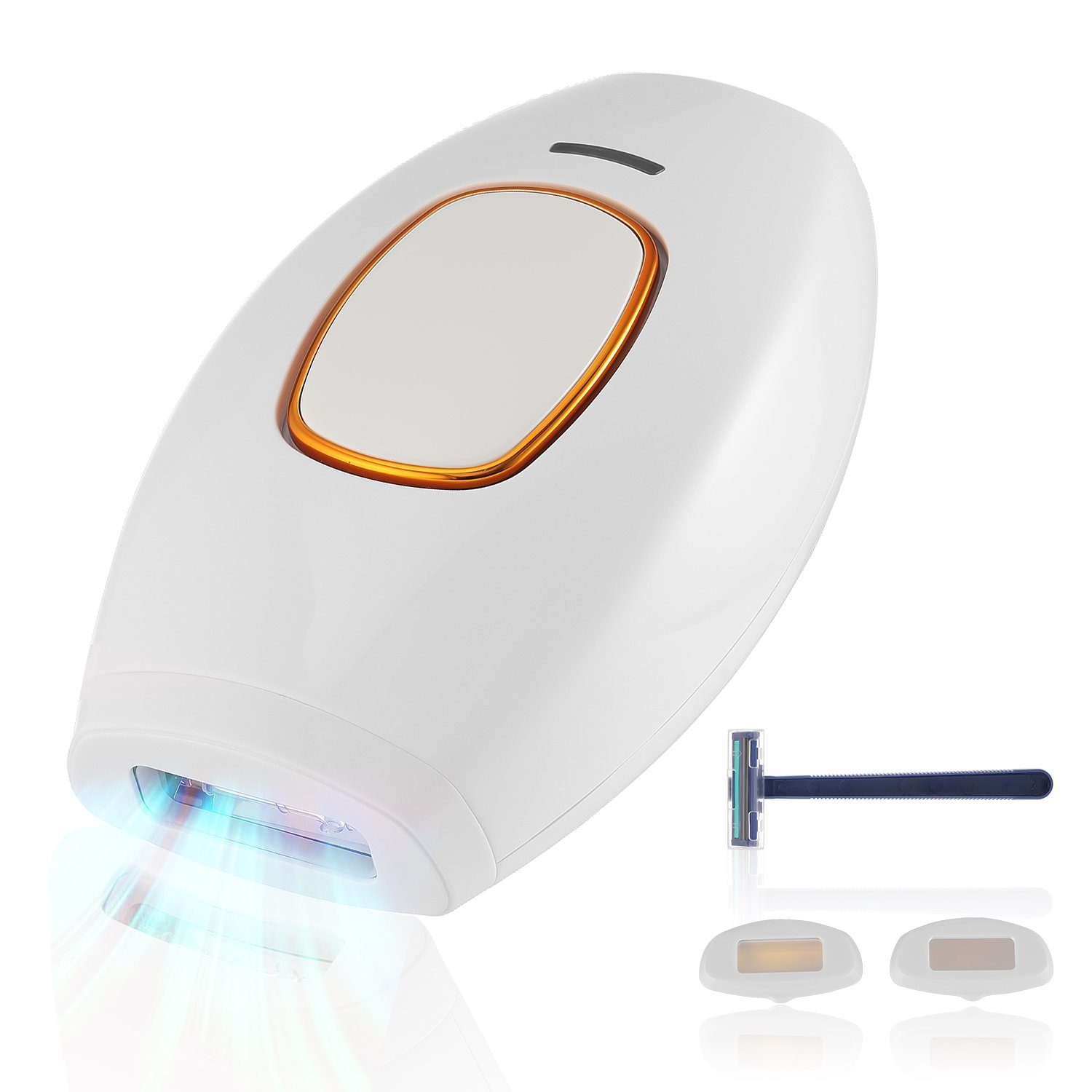 LETGOSPT IPL-Haarentferner Laser Epilator, 999,000 Lichtimpulse, für Gesicht