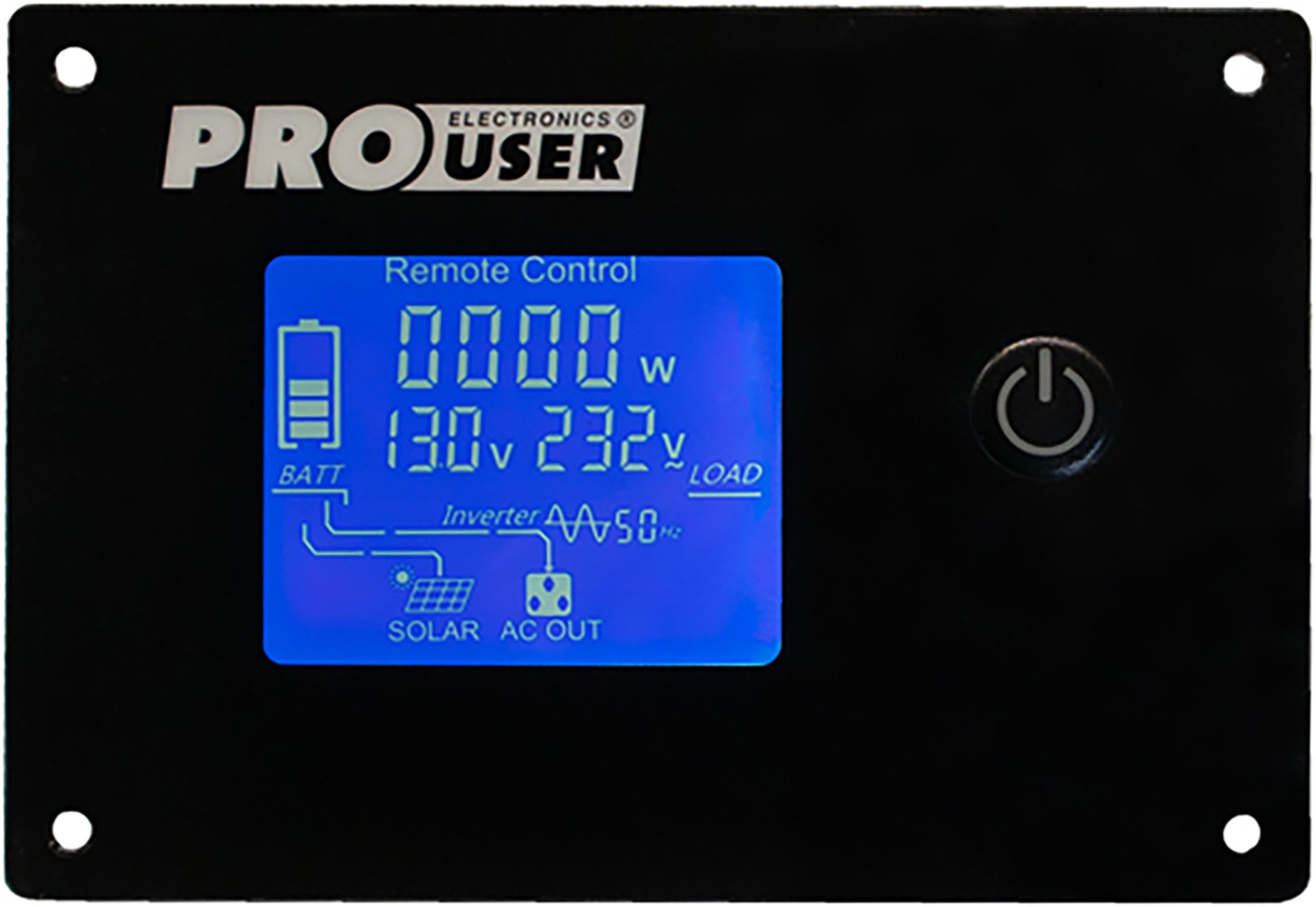 PROUSER Wechselrichter Spannungswandler Sinus Hybrid 1500W