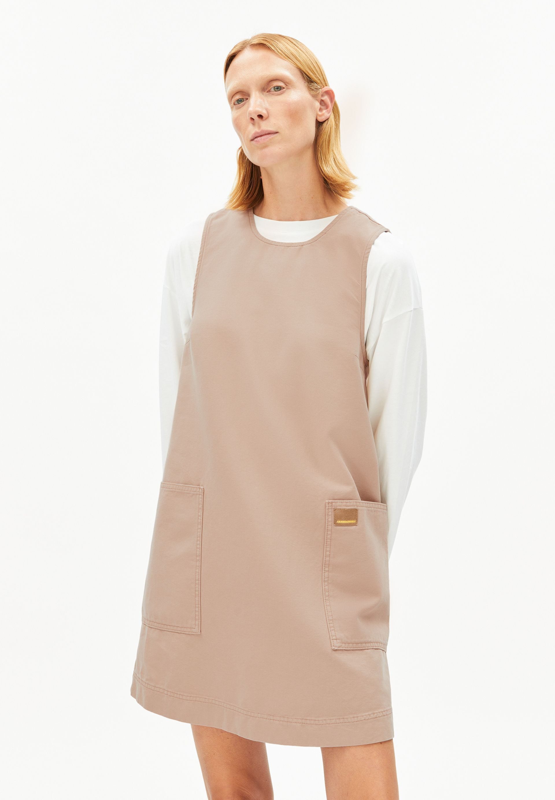 Armedangels Jerseykleid WORKWEAR CANVAS Kleid aus Bio-Baumwolle (Regular Fit) Kleid aus Bio-Baumwolle